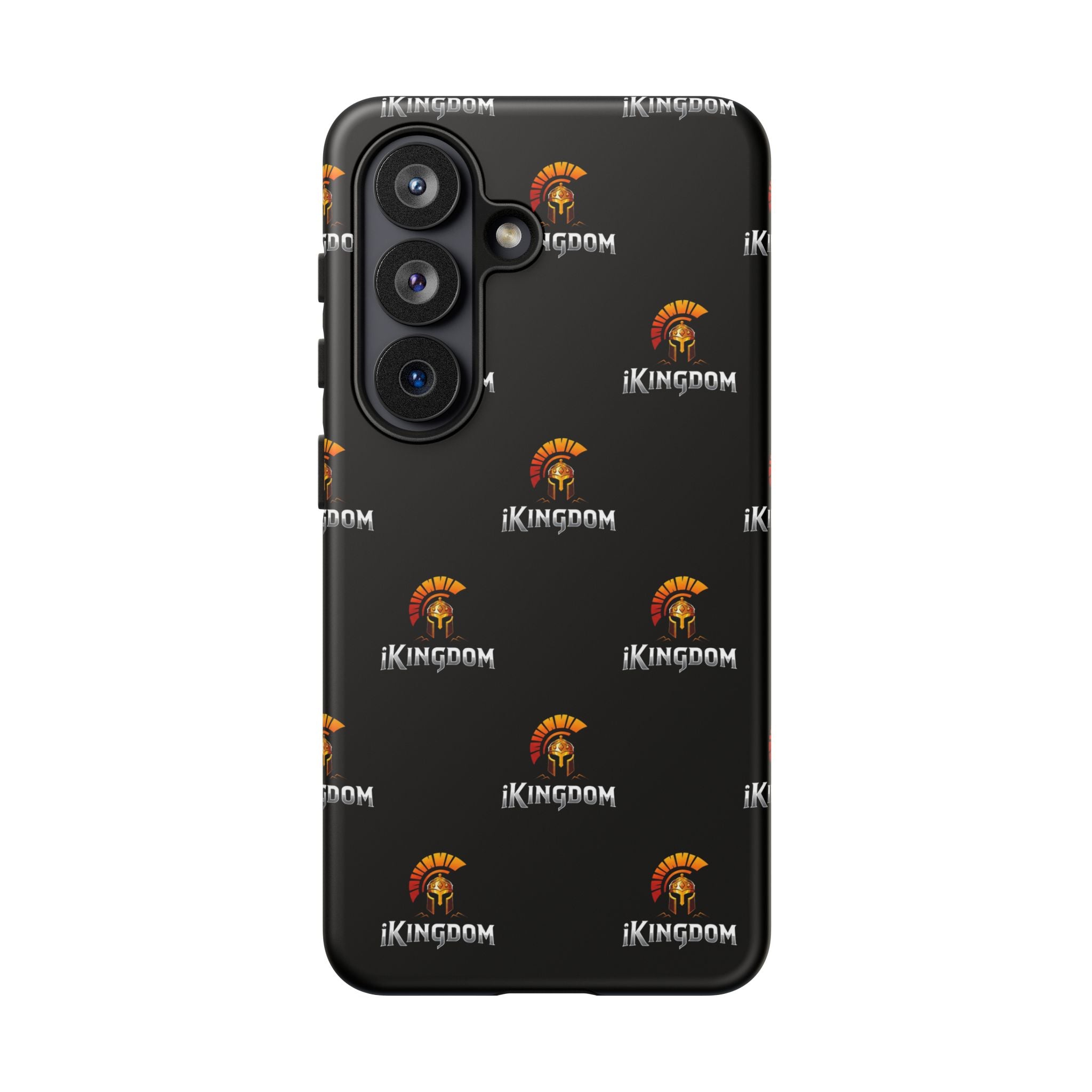 iKingdom Spartan Logo Tough Phone Case — Black Protective Phone Cover