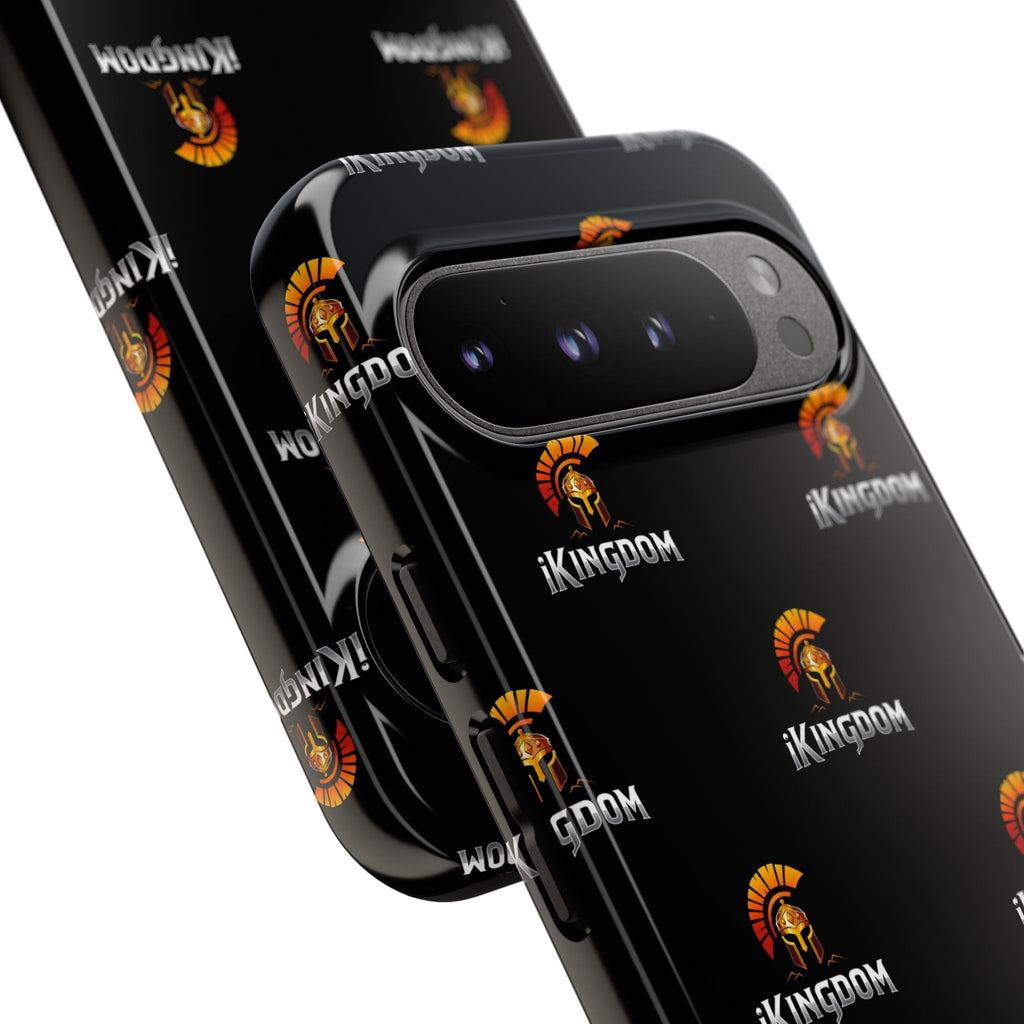 iKingdom Spartan Logo Tough Phone Case — Black Protective Phone Cover