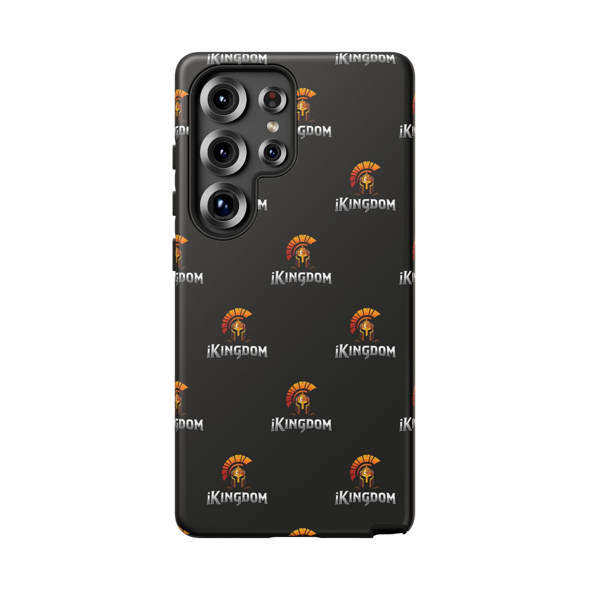 iKingdom Spartan Logo Tough Phone Case — Black Protective Phone Cover