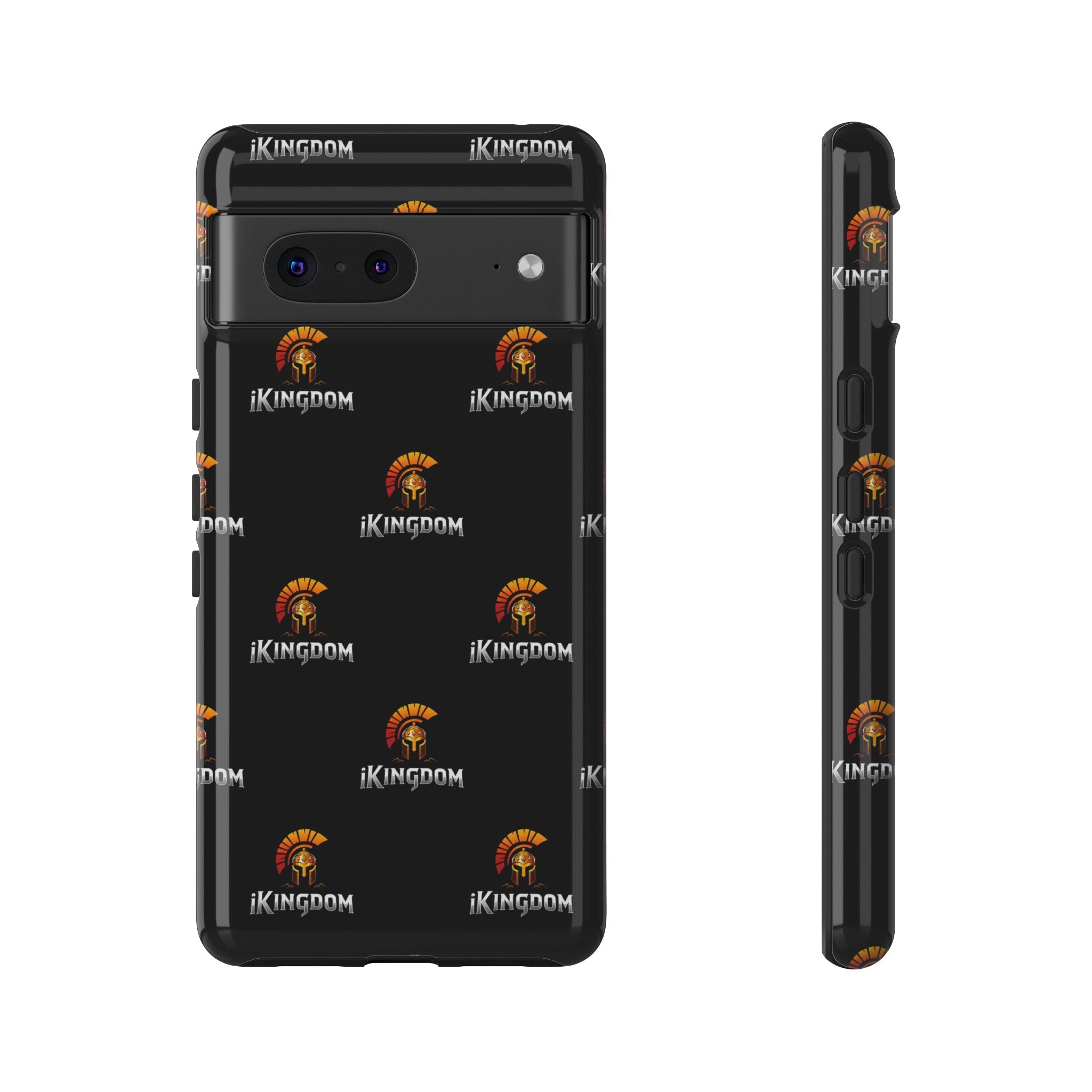 iKingdom Spartan Logo Tough Phone Case — Black Protective Phone Cover