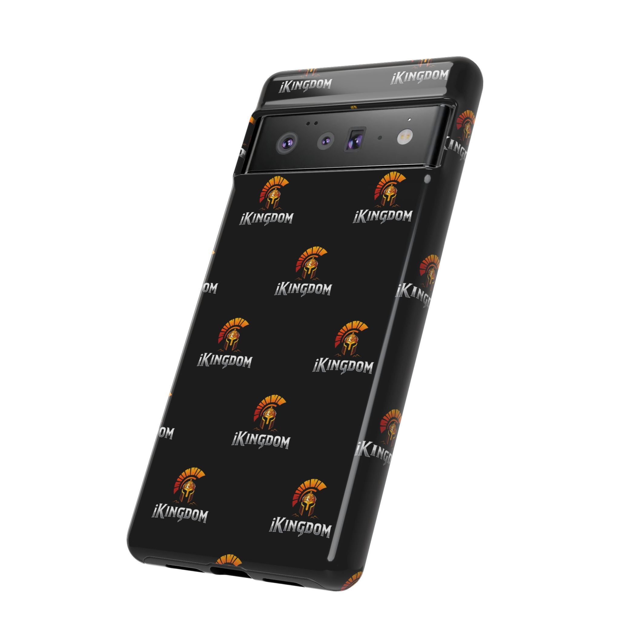 iKingdom Spartan Logo Tough Phone Case — Black Protective Phone Cover