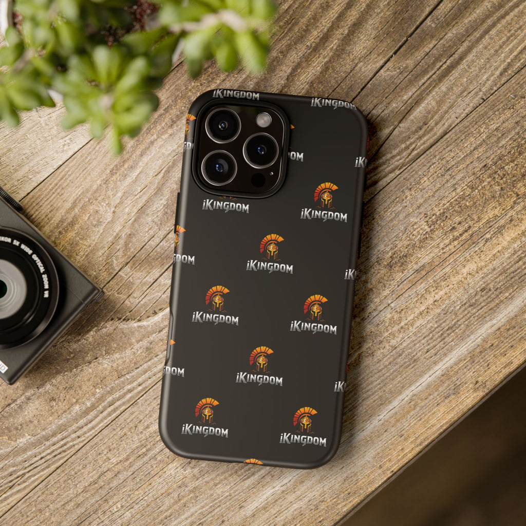 iKingdom Spartan Logo Tough Phone Case — Black Protective Phone Cover