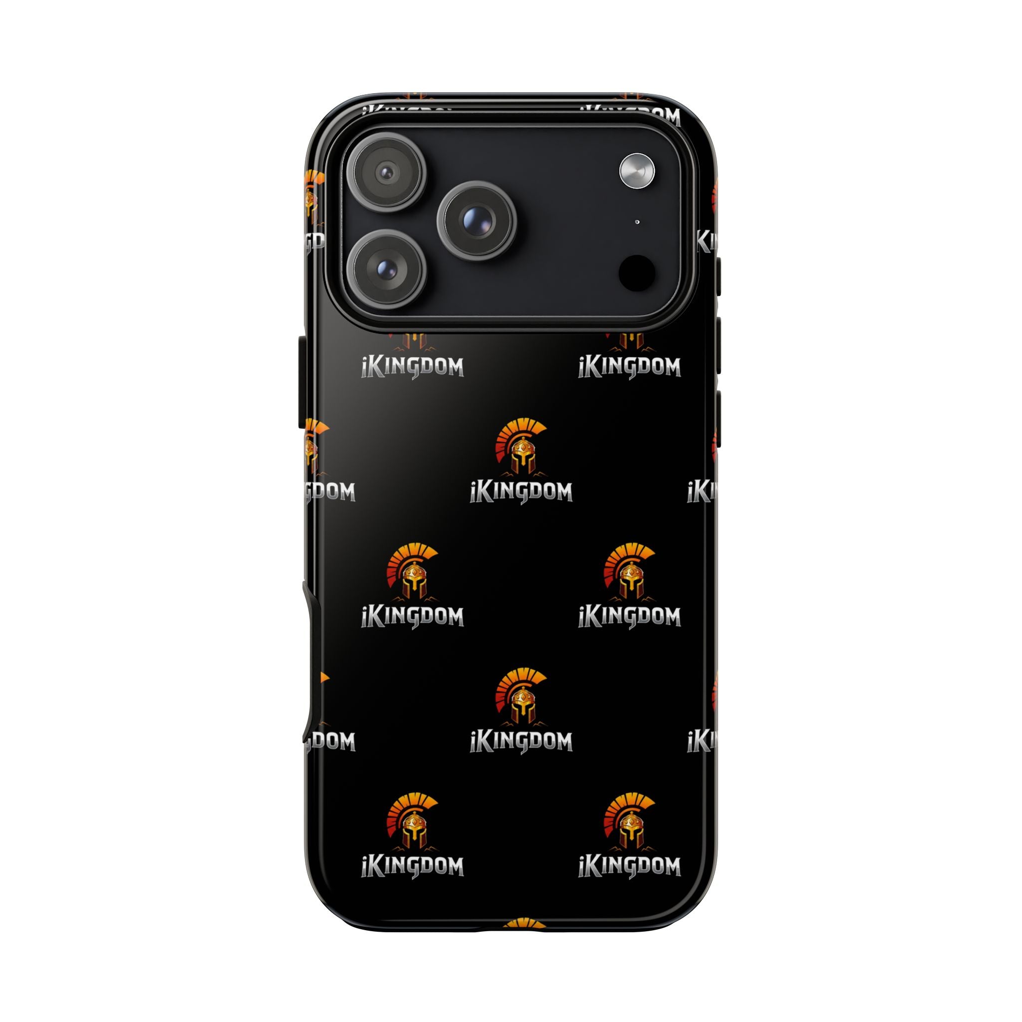 iKingdom Spartan Logo Tough Phone Case — Black Protective Phone Cover