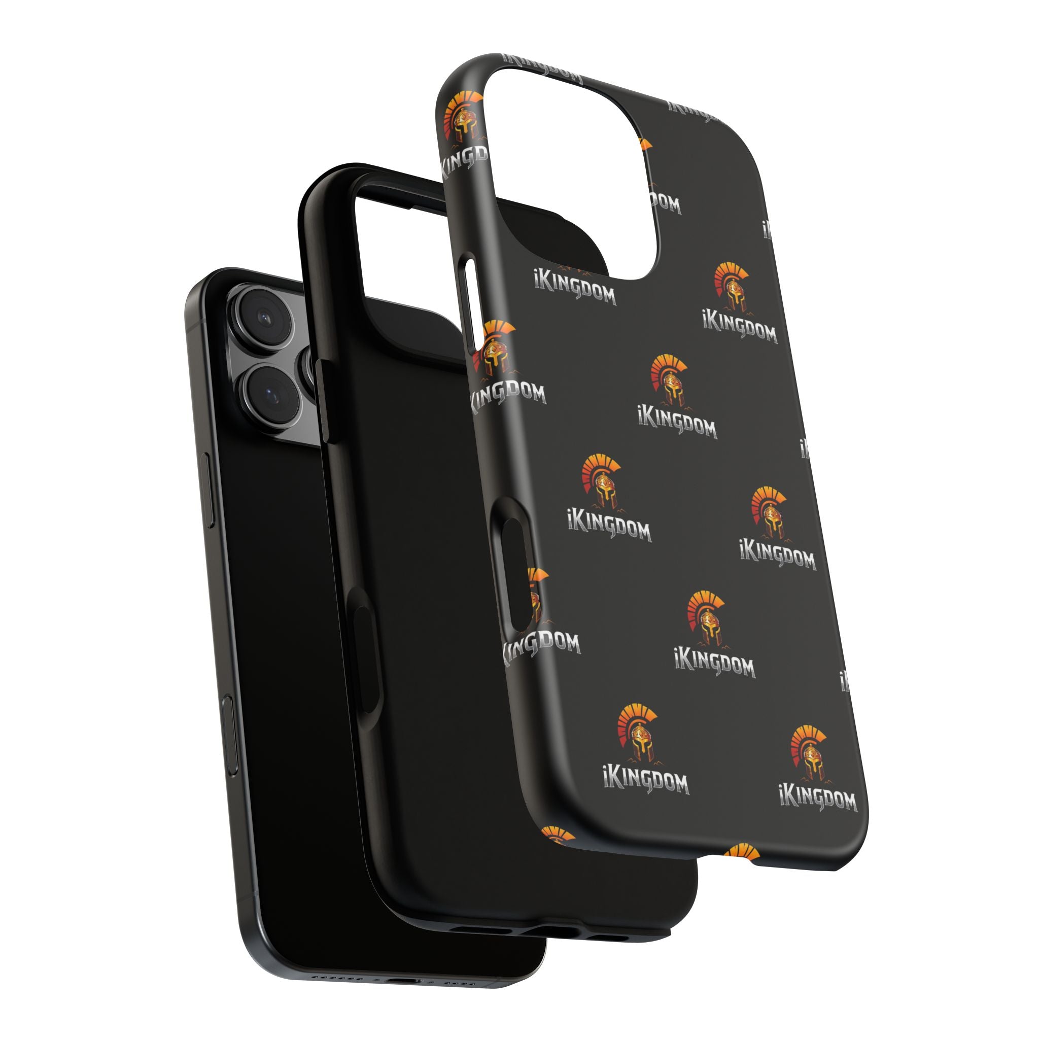 iKingdom Spartan Logo Tough Phone Case — Black Protective Phone Cover