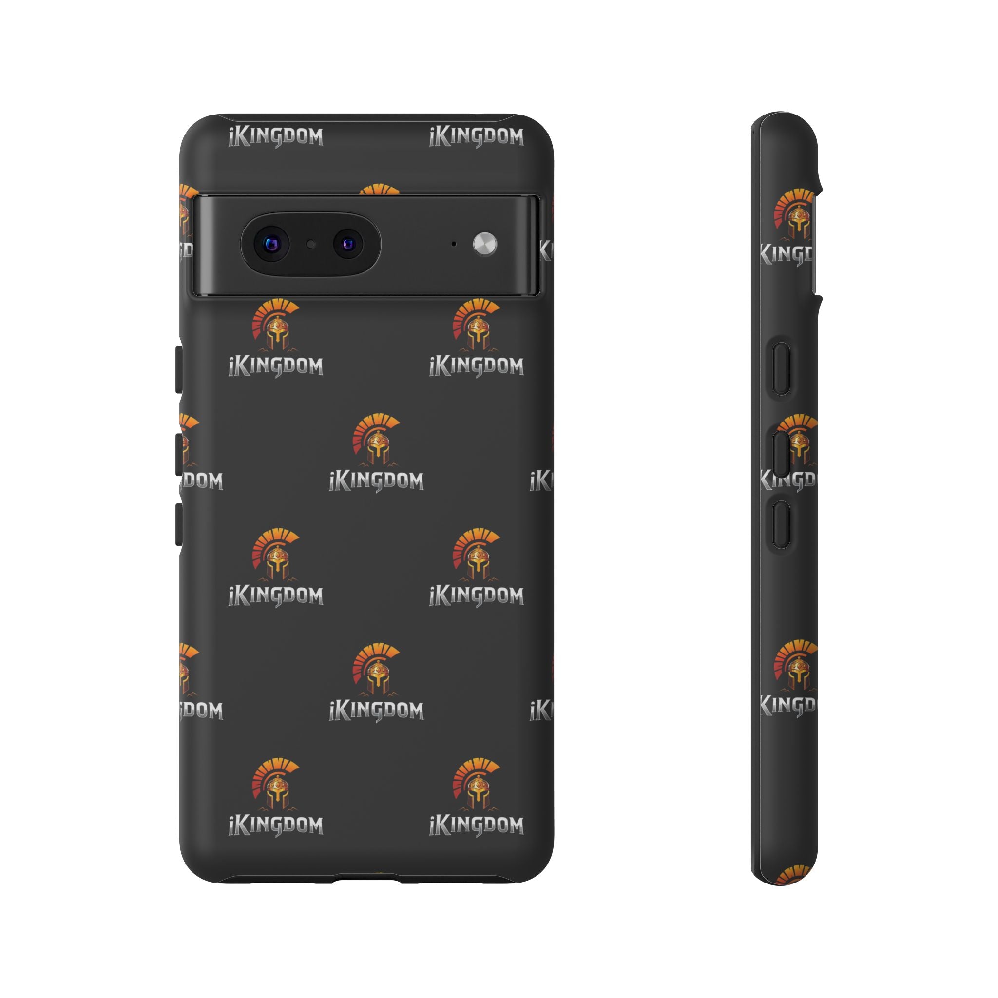 iKingdom Spartan Logo Tough Phone Case — Black Protective Phone Cover