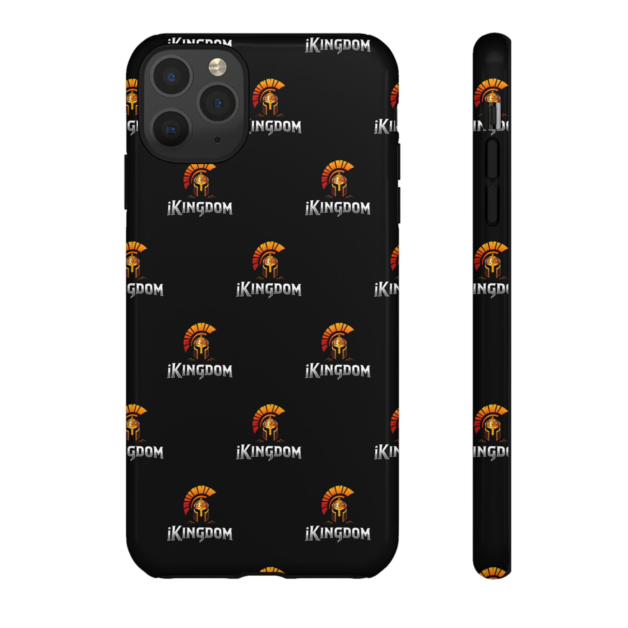 iKingdom Spartan Logo Tough Phone Case — Black Protective Phone Cover