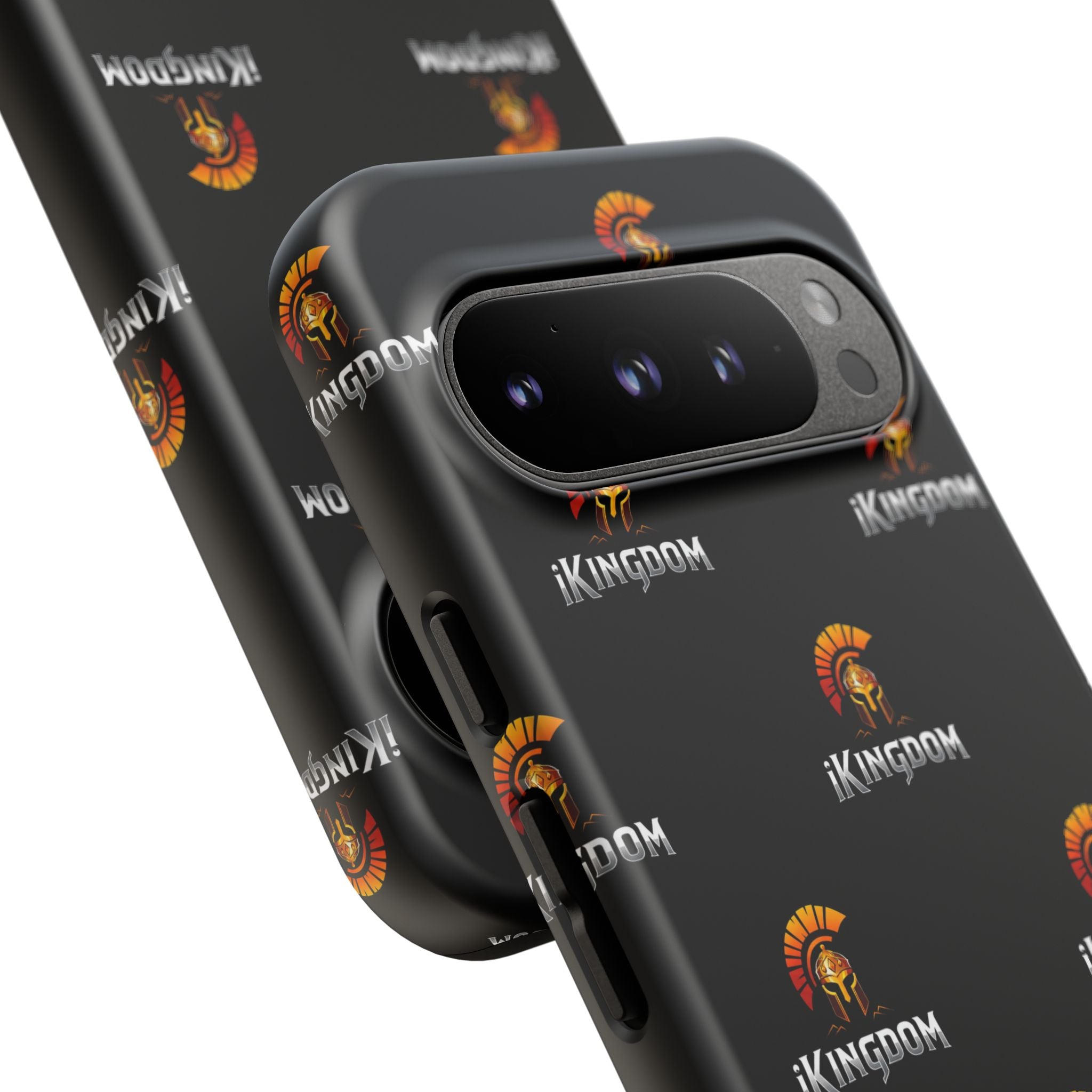 iKingdom Spartan Logo Tough Phone Case — Black Protective Phone Cover