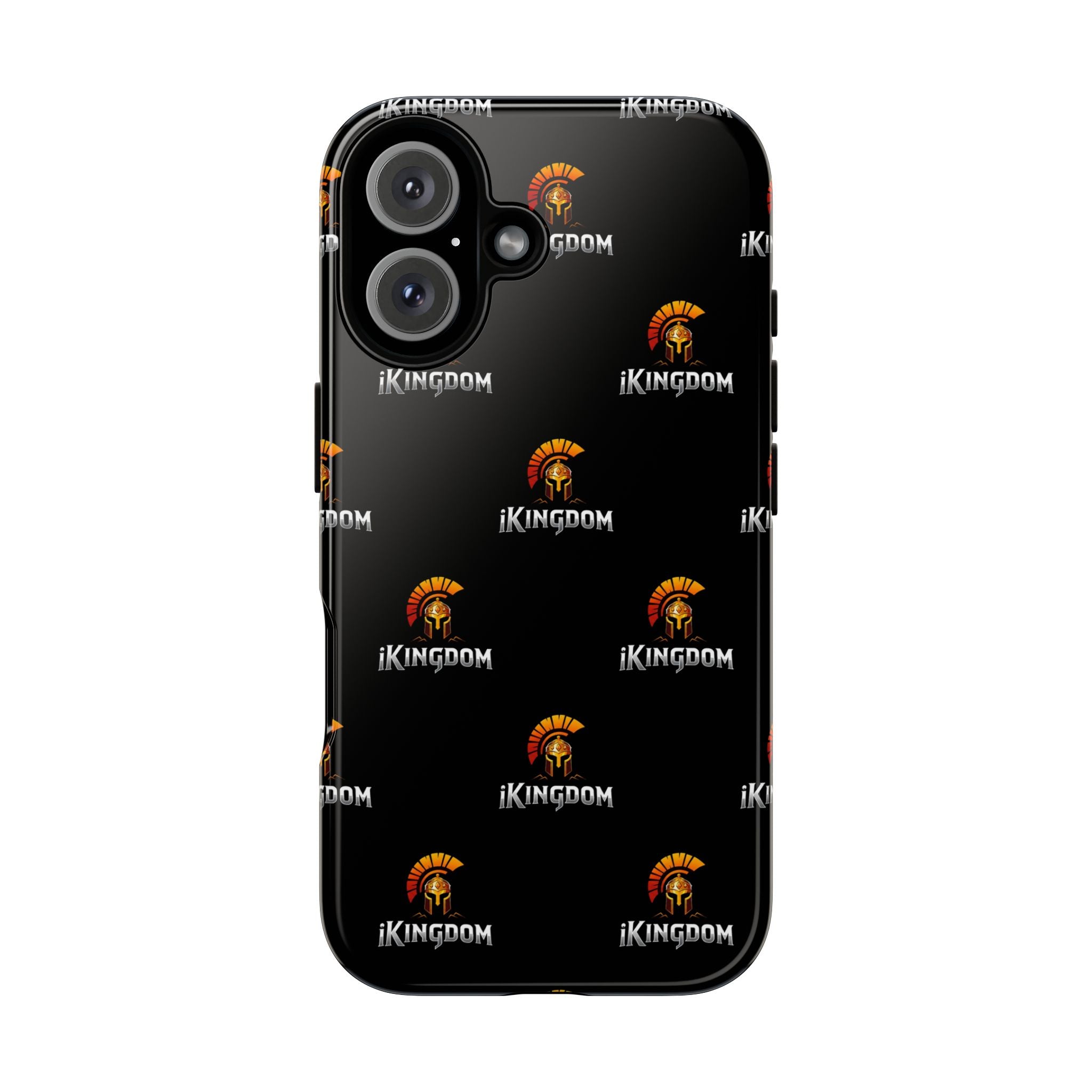 iKingdom Spartan Logo Tough Phone Case — Black Protective Phone Cover
