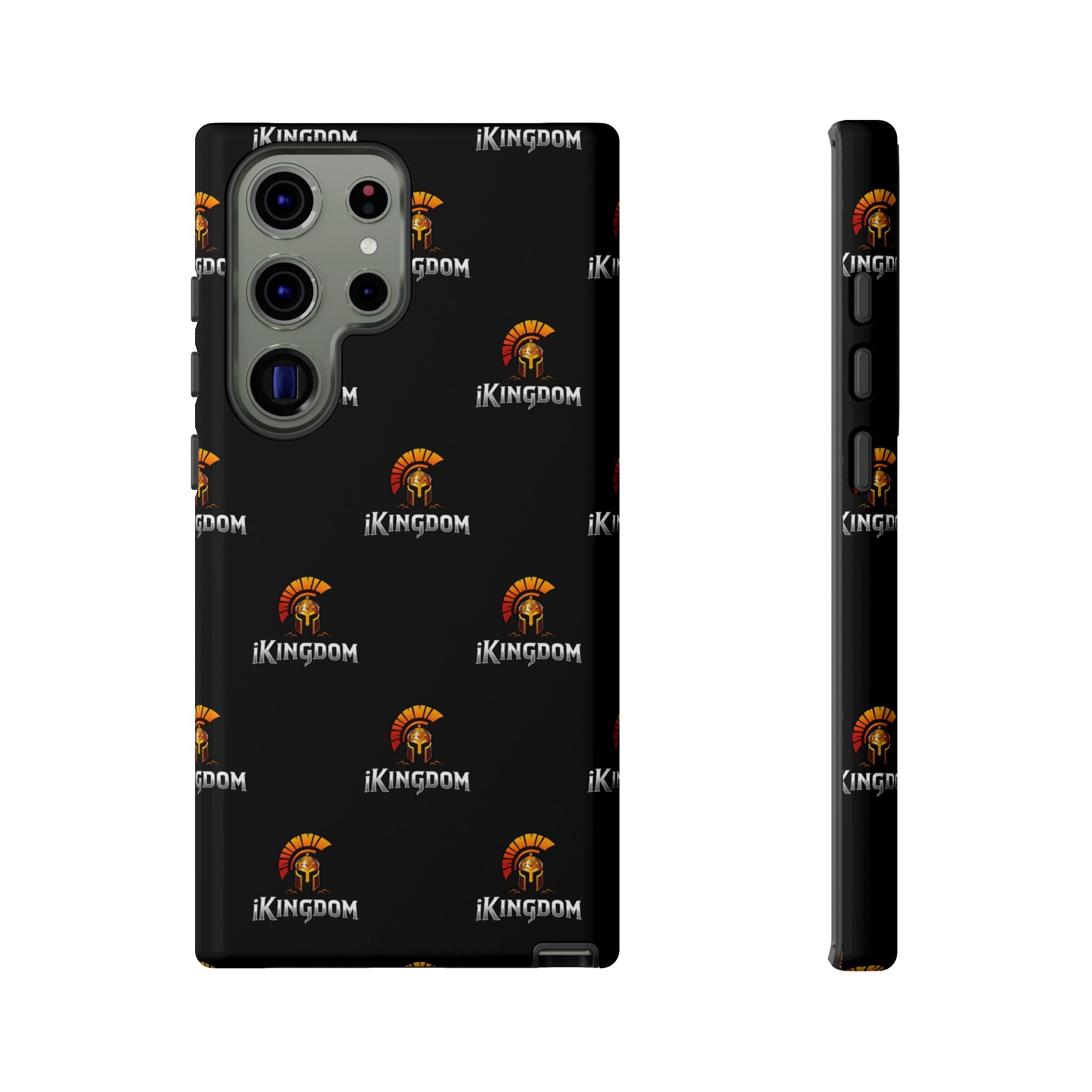 iKingdom Spartan Logo Tough Phone Case — Black Protective Phone Cover