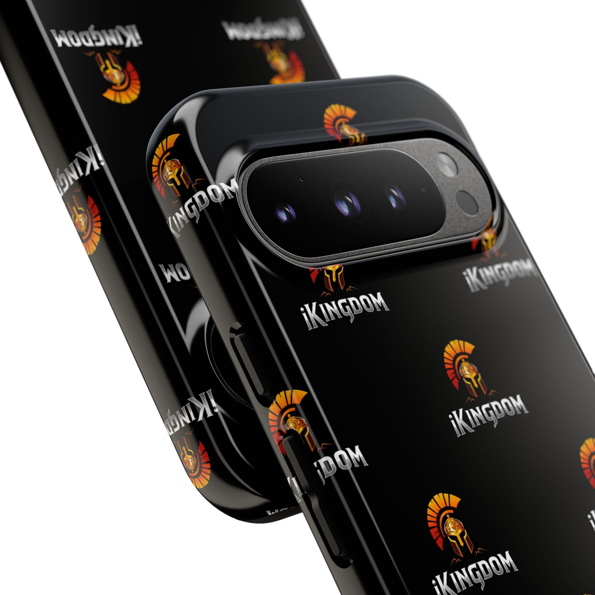 iKingdom Spartan Logo Tough Phone Case — Black Protective Phone Cover