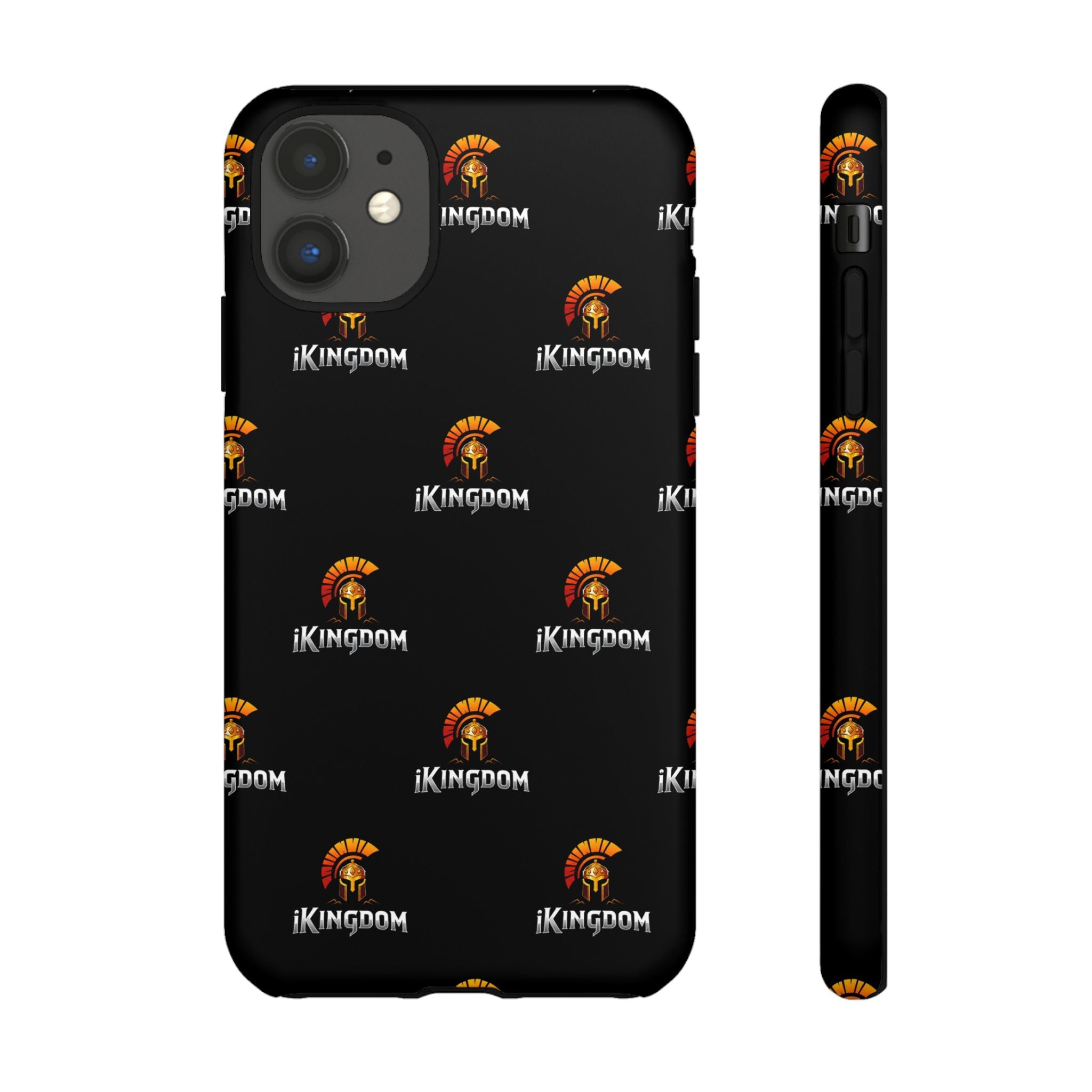 iKingdom Spartan Logo Tough Phone Case — Black Protective Phone Cover