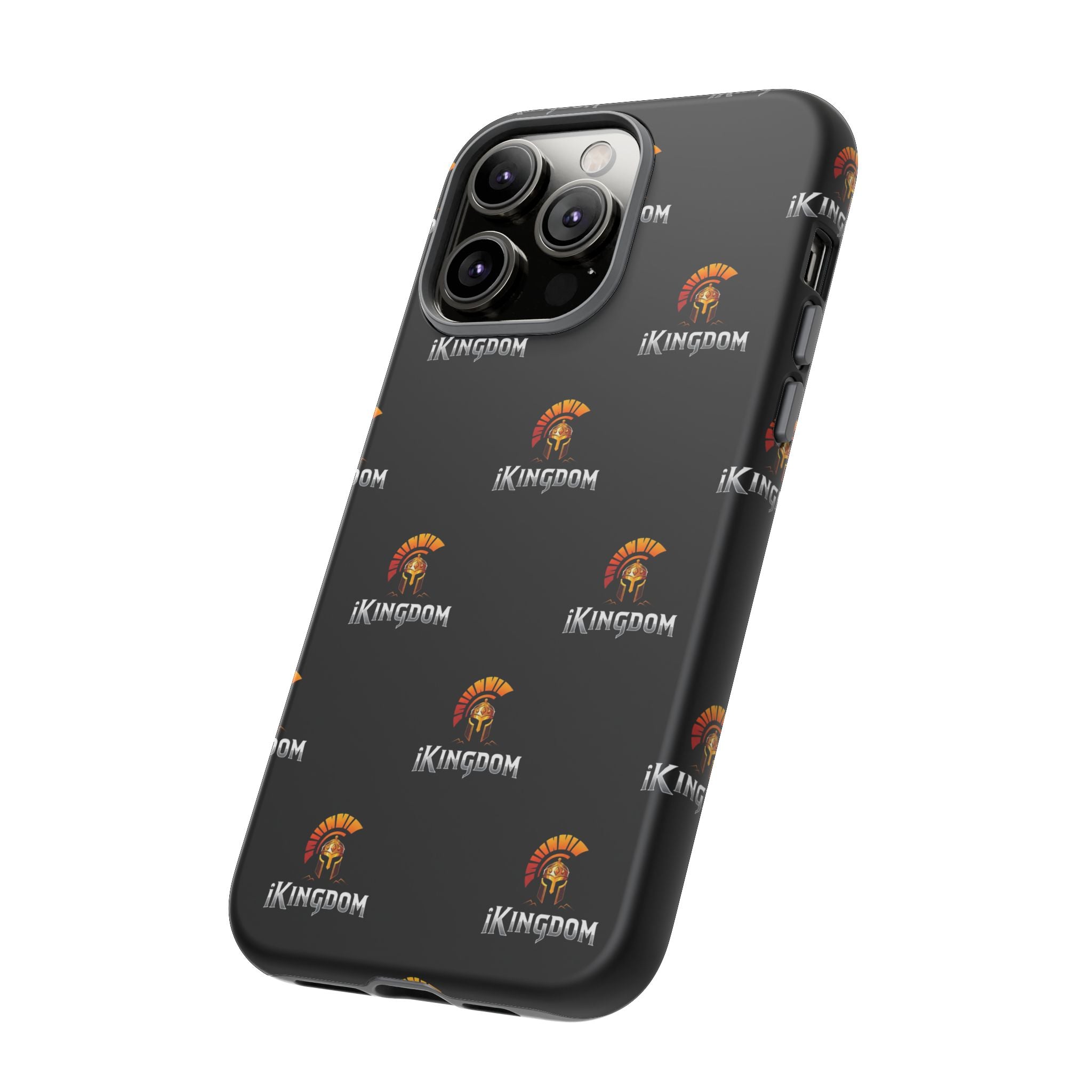 iKingdom Spartan Logo Tough Phone Case — Black Protective Phone Cover