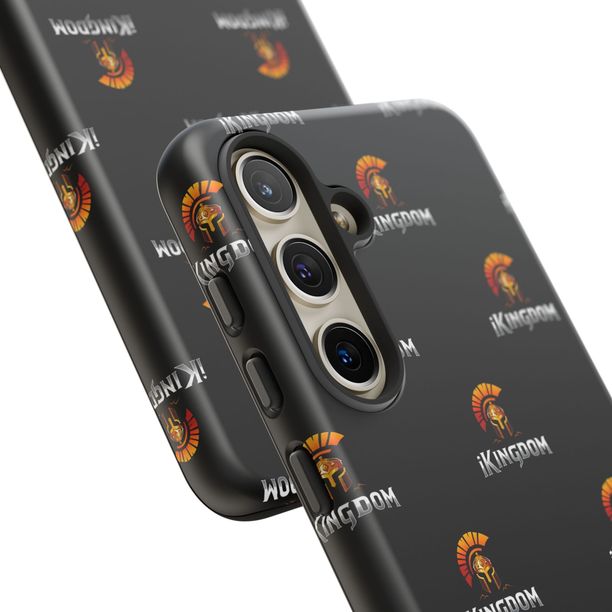 iKingdom Spartan Logo Tough Phone Case — Black Protective Phone Cover