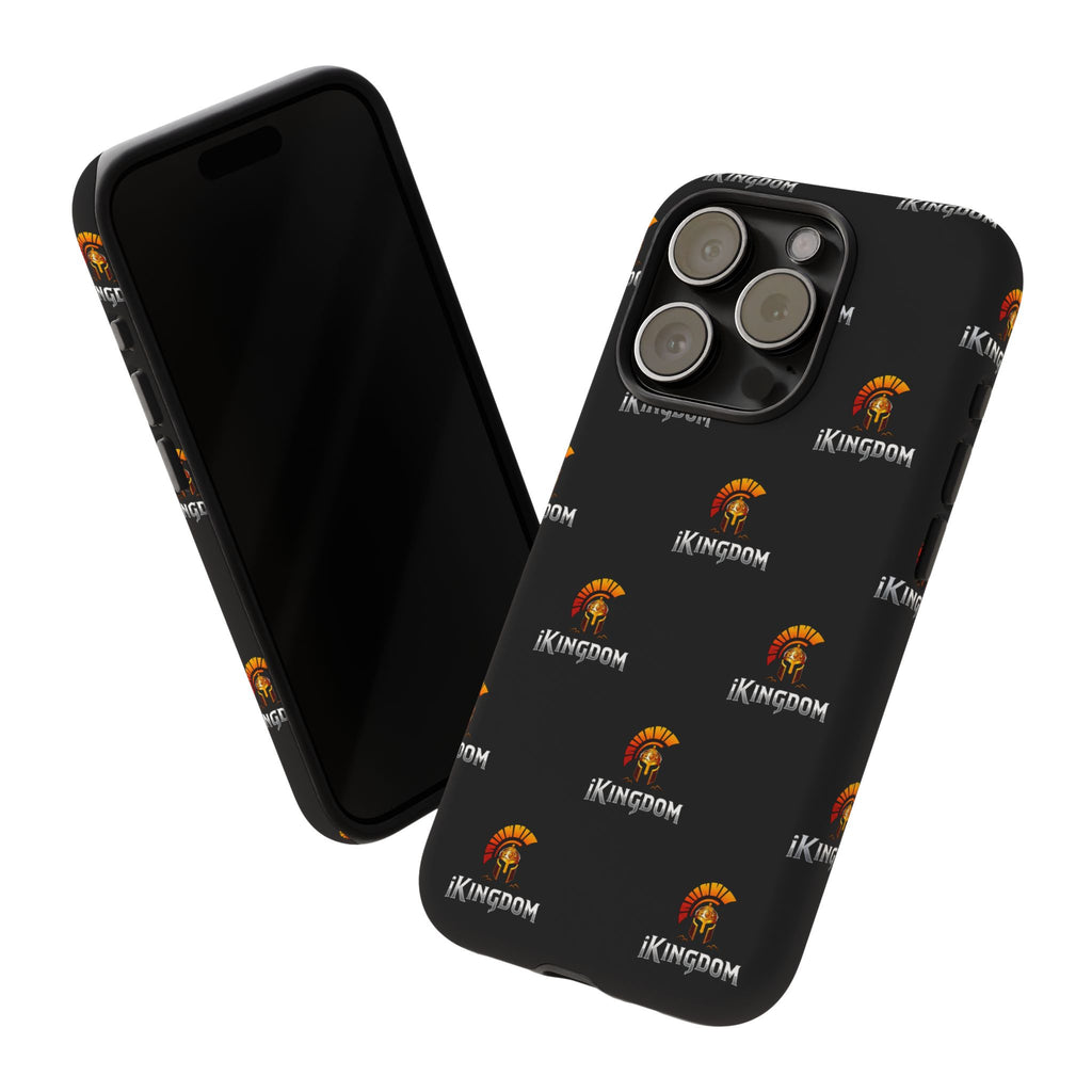 iKingdom Spartan Logo Tough Phone Case — Black Protective Phone Cover