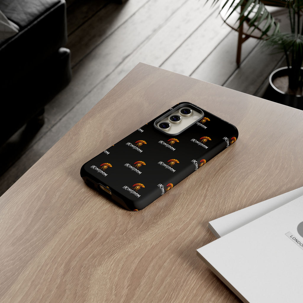 iKingdom Spartan Logo Tough Phone Case — Black Protective Phone Cover