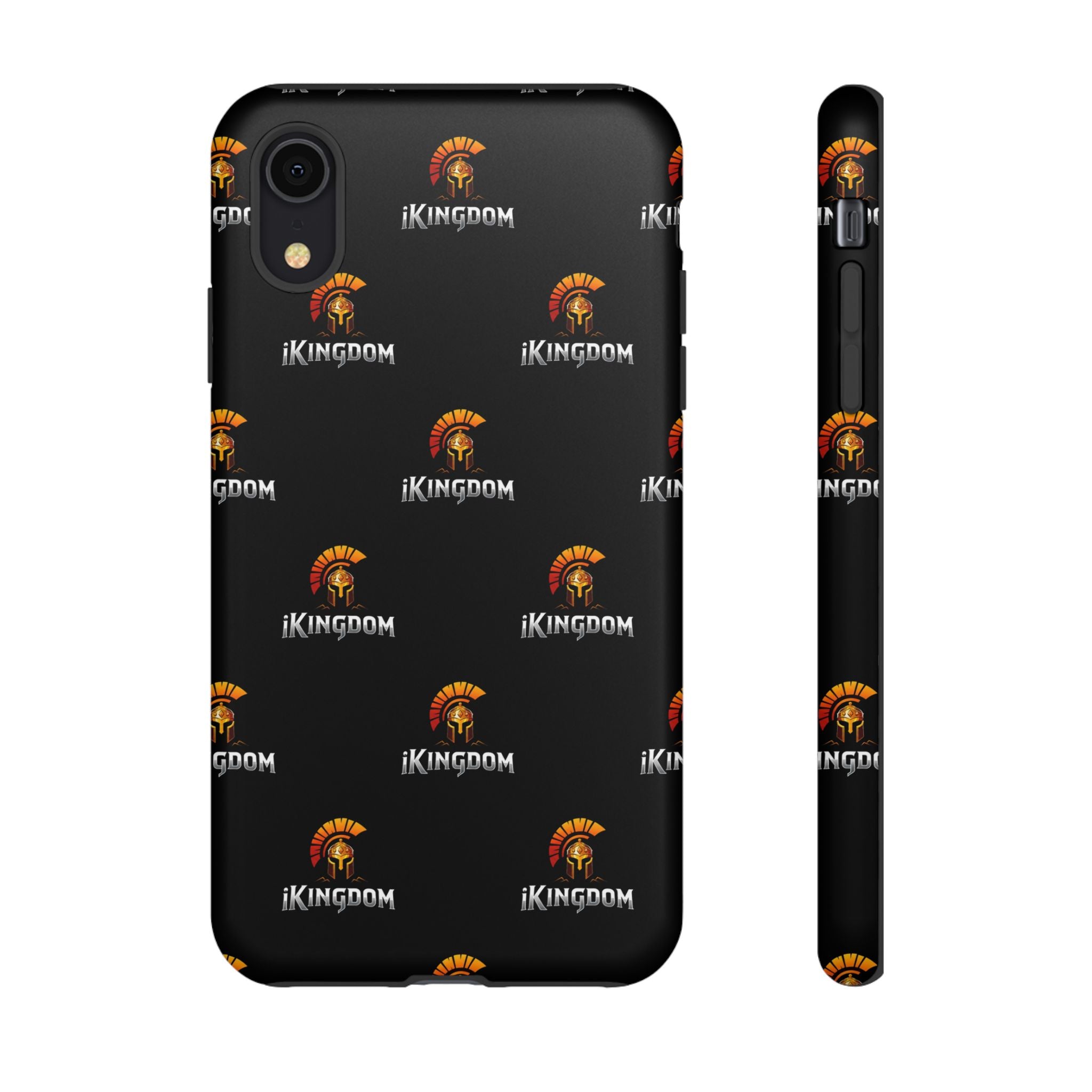iKingdom Spartan Logo Tough Phone Case — Black Protective Phone Cover