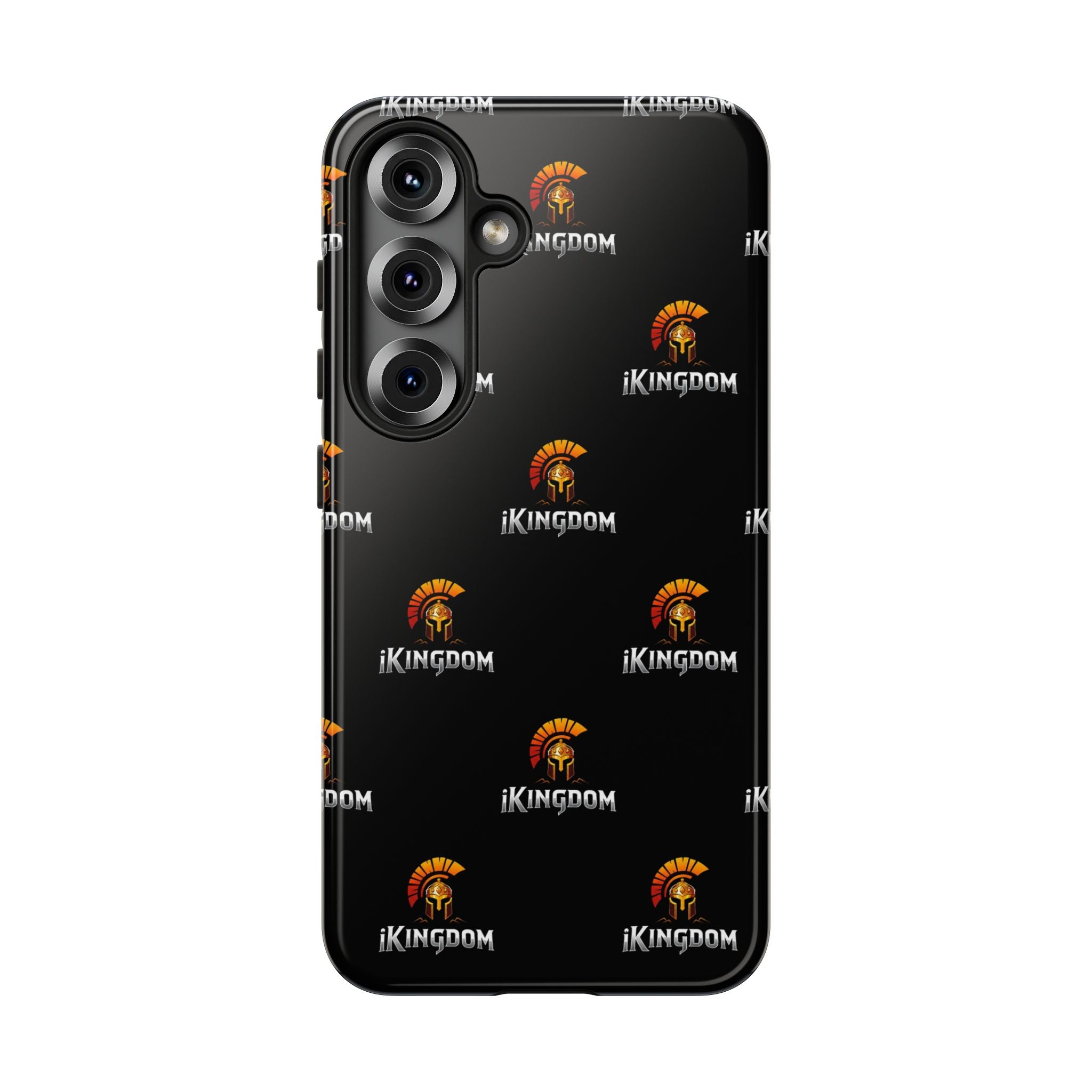 iKingdom Spartan Logo Tough Phone Case — Black Protective Phone Cover