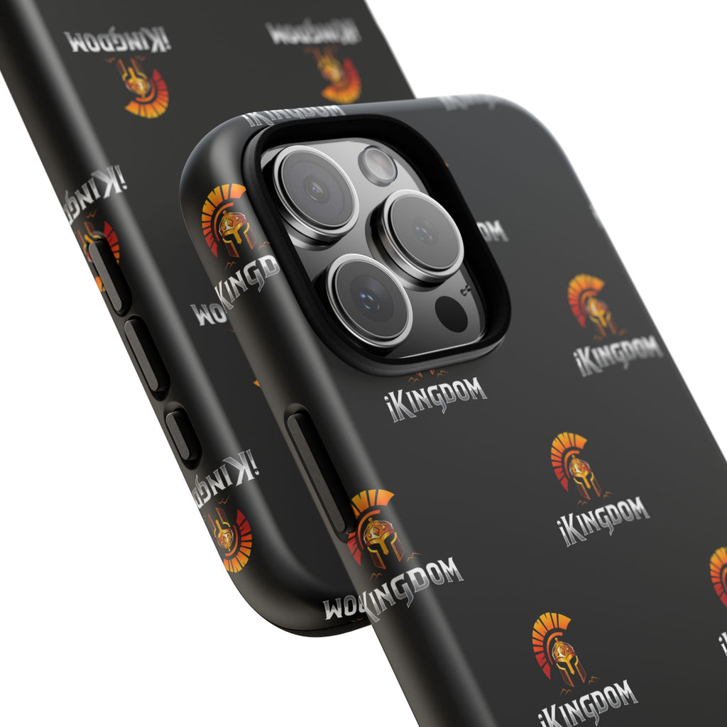 iKingdom Spartan Logo Tough Phone Case — Black Protective Phone Cover
