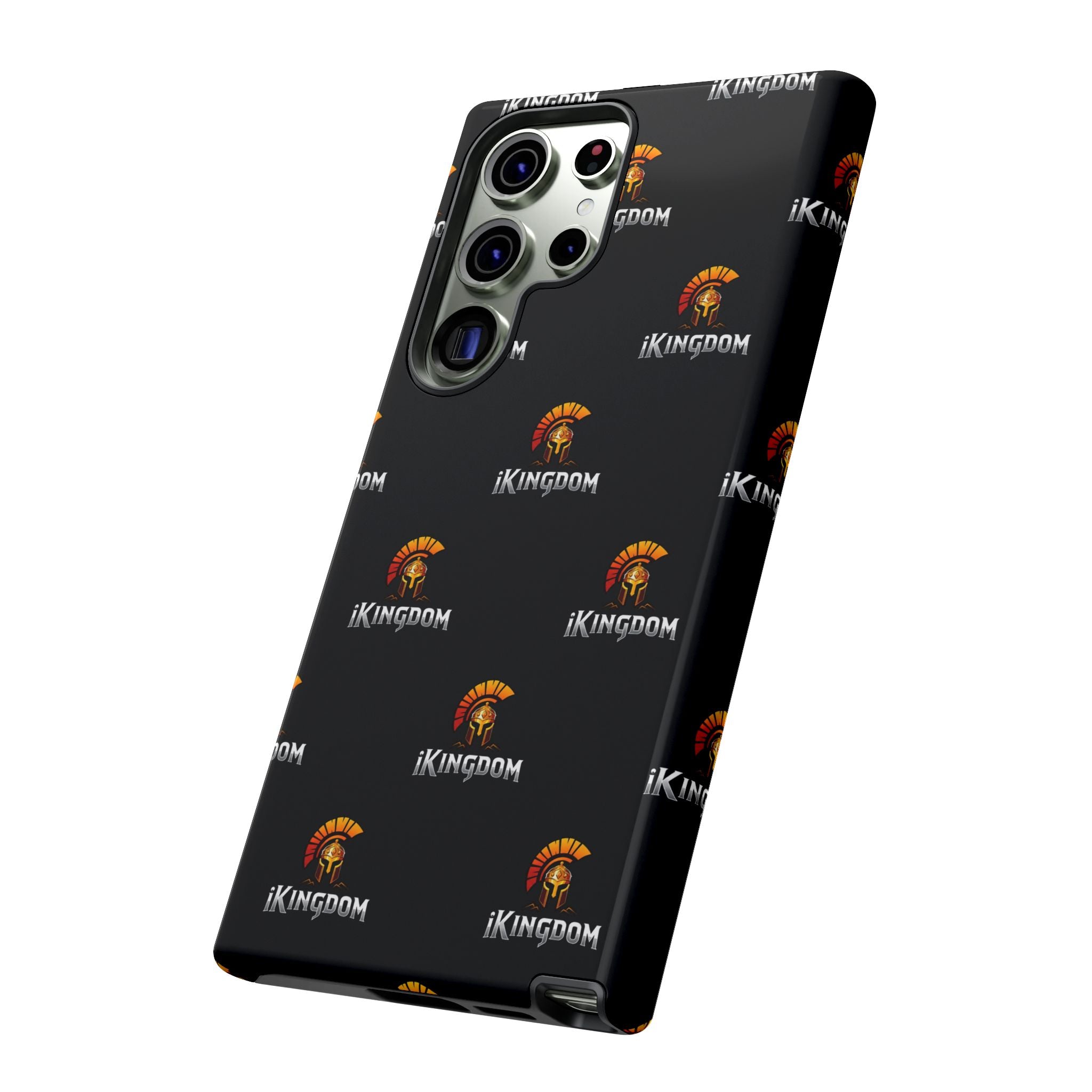 iKingdom Spartan Logo Tough Phone Case — Black Protective Phone Cover