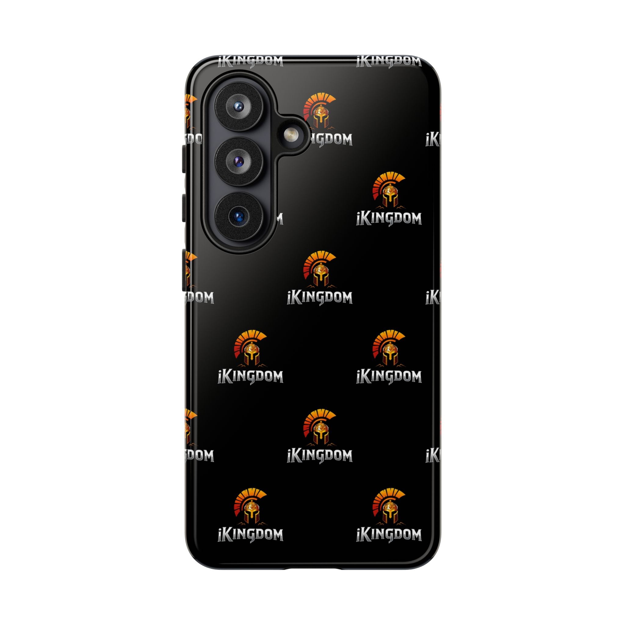 iKingdom Spartan Logo Tough Phone Case — Black Protective Phone Cover