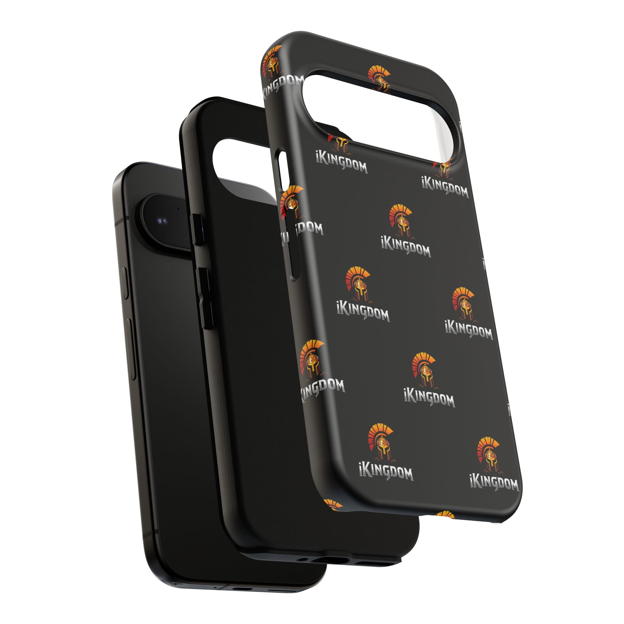 iKingdom Spartan Logo Tough Phone Case — Black Protective Phone Cover