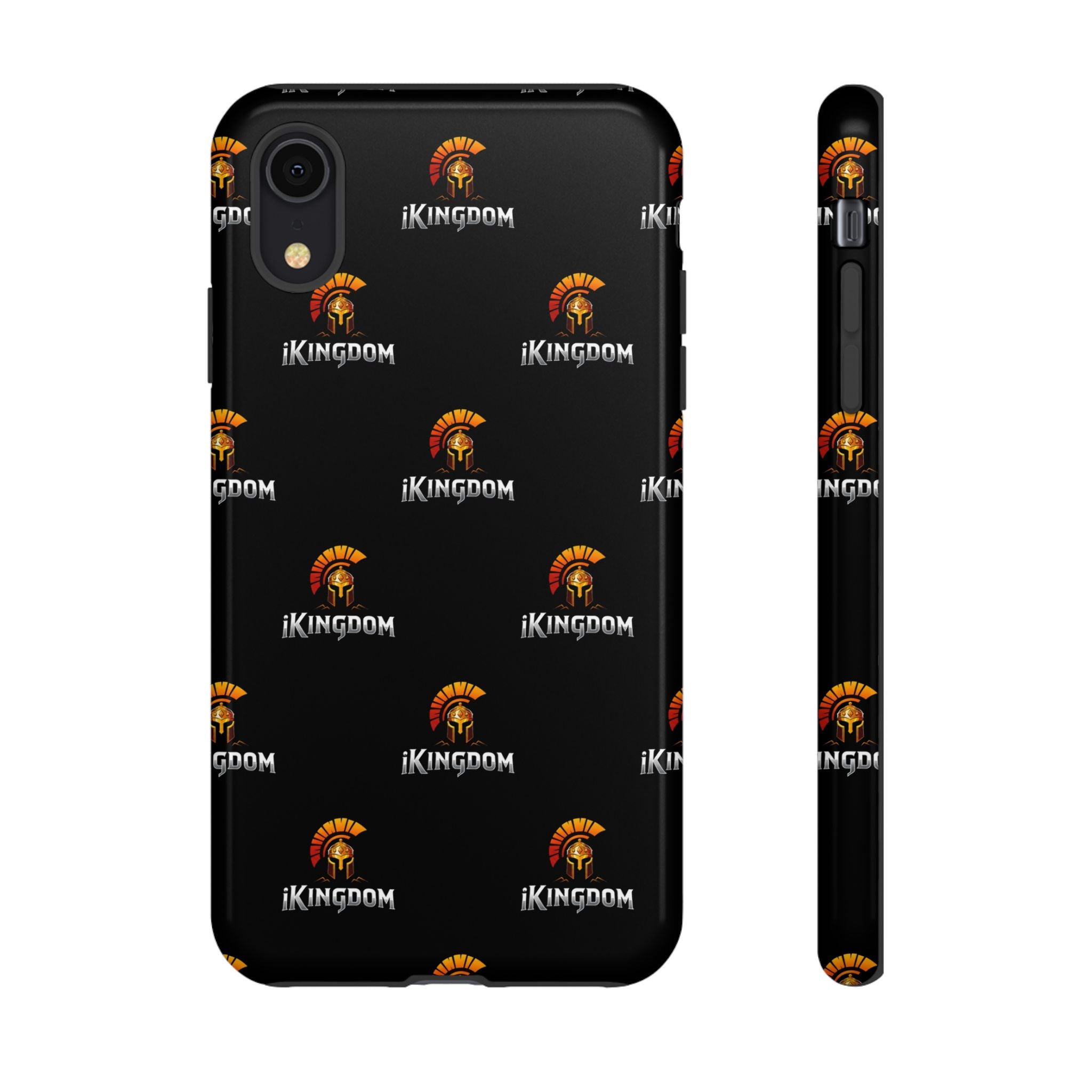 iKingdom Spartan Logo Tough Phone Case — Black Protective Phone Cover