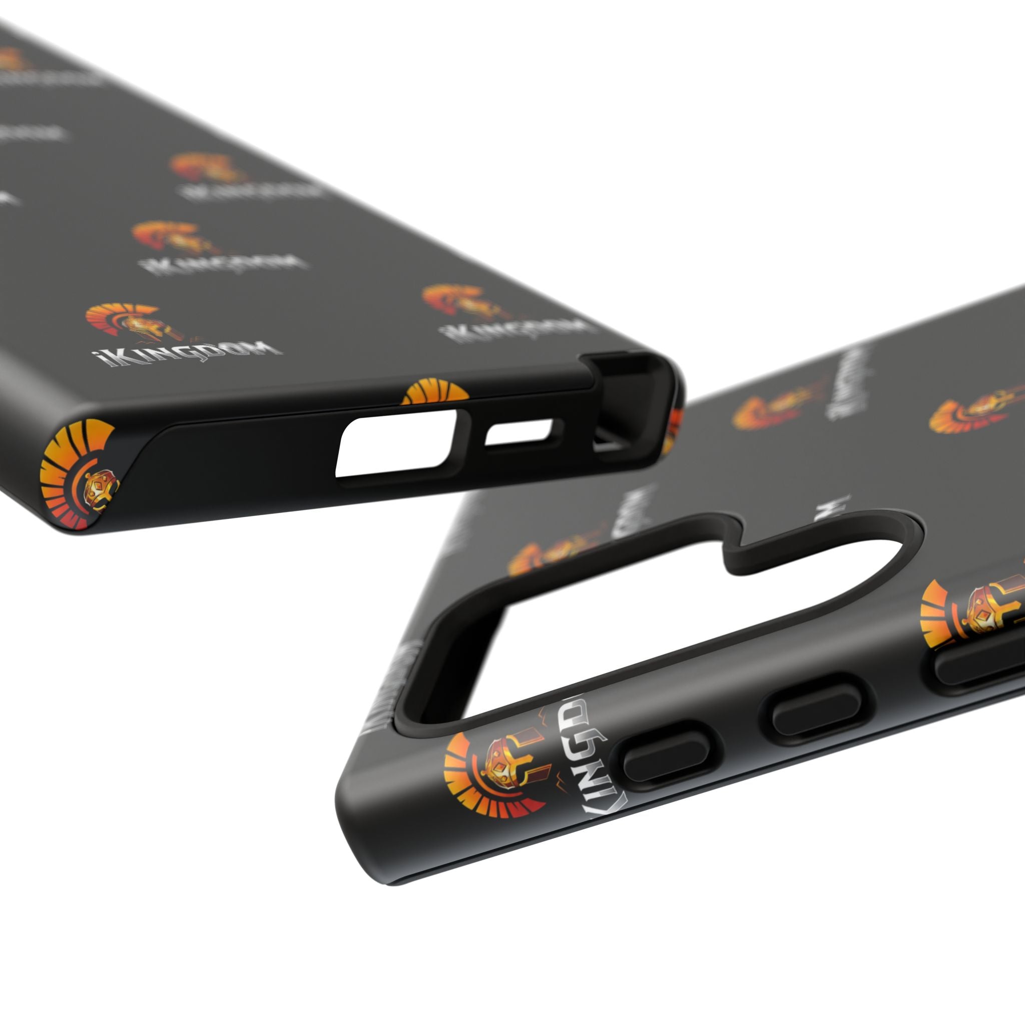iKingdom Spartan Logo Tough Phone Case — Black Protective Phone Cover
