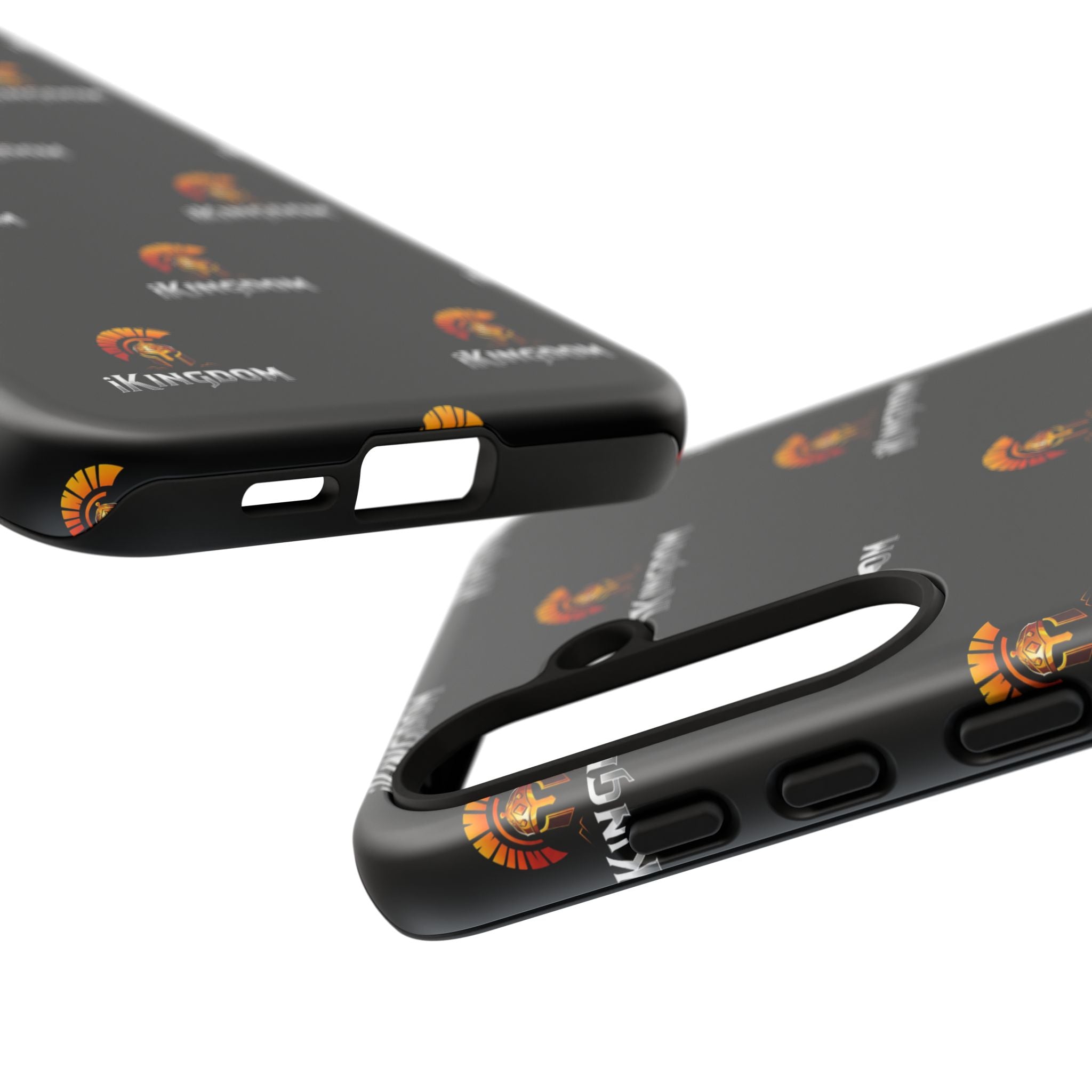 iKingdom Spartan Logo Tough Phone Case — Black Protective Phone Cover