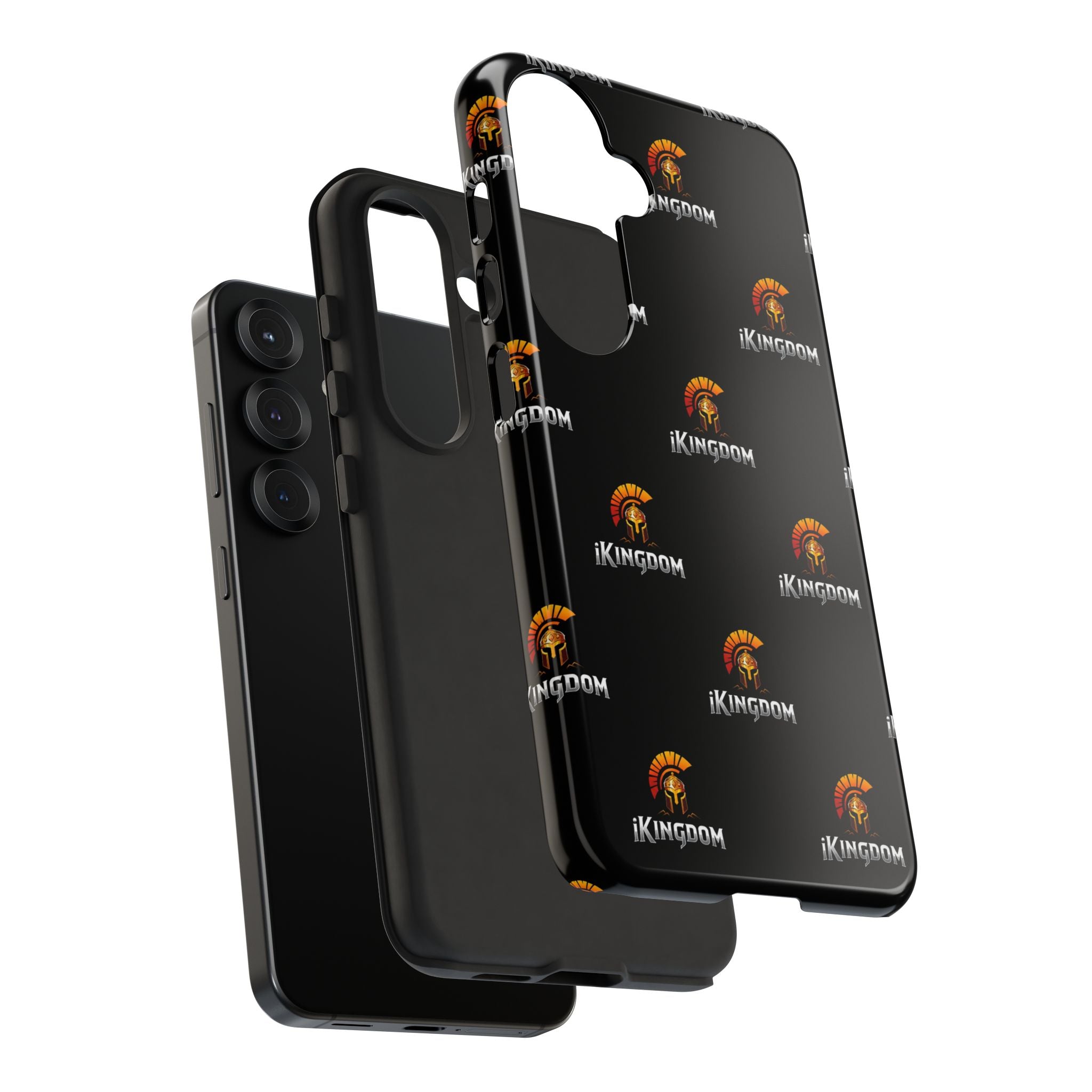 iKingdom Spartan Logo Tough Phone Case — Black Protective Phone Cover