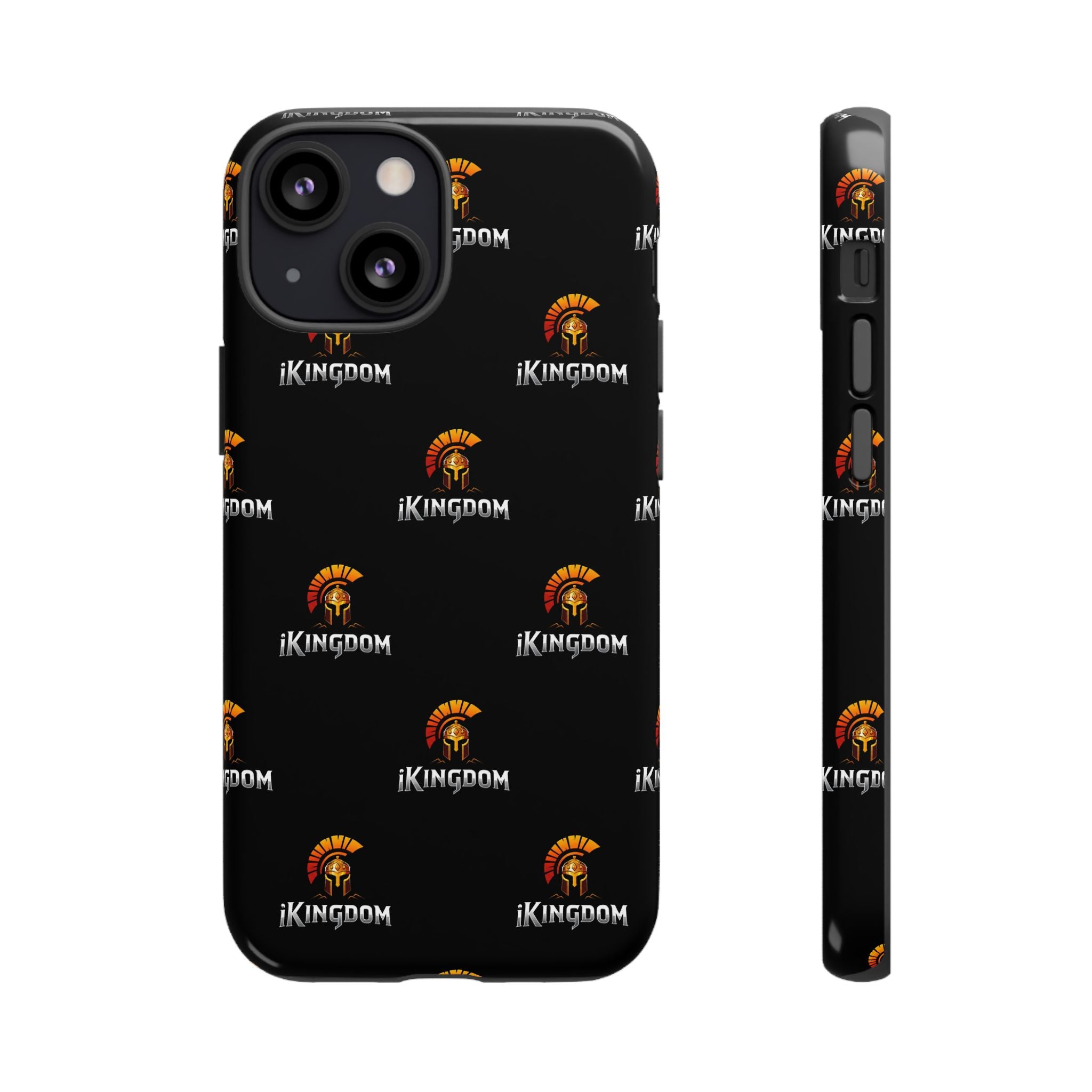 iKingdom Spartan Logo Tough Phone Case — Black Protective Phone Cover