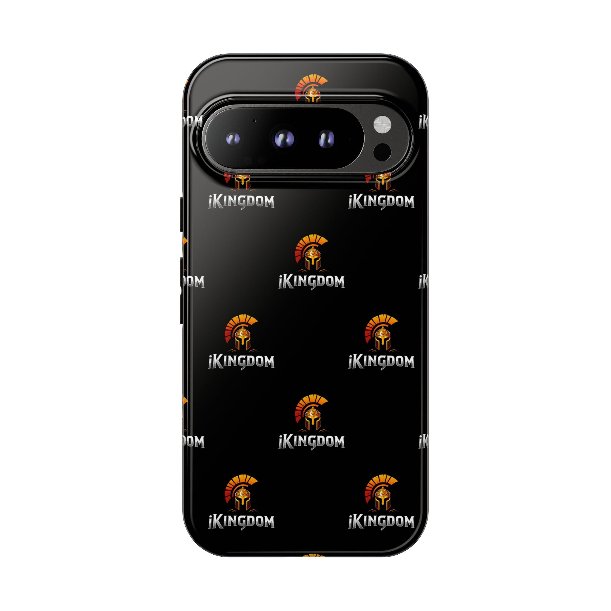 iKingdom Spartan Logo Tough Phone Case — Black Protective Phone Cover