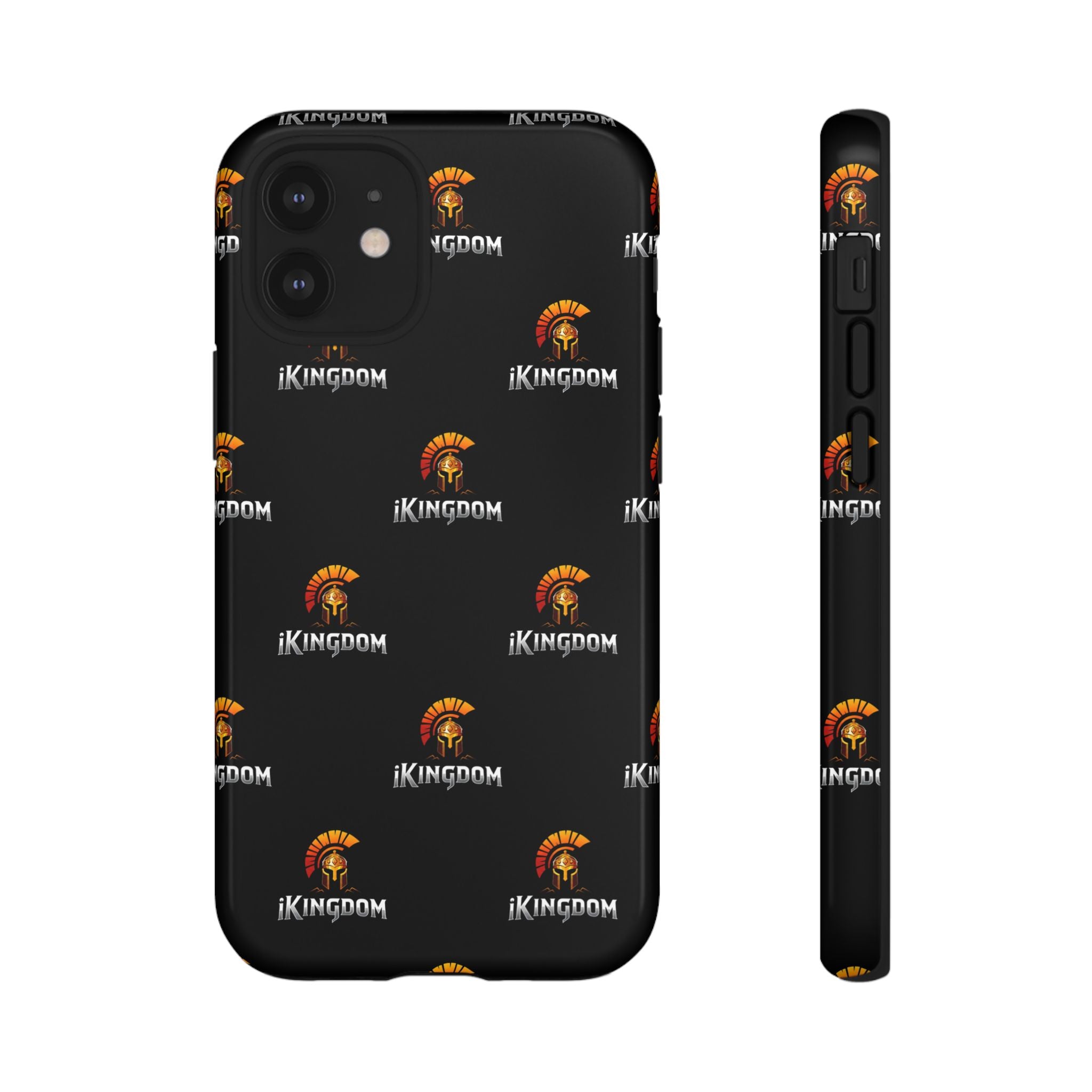 iKingdom Spartan Logo Tough Phone Case — Black Protective Phone Cover