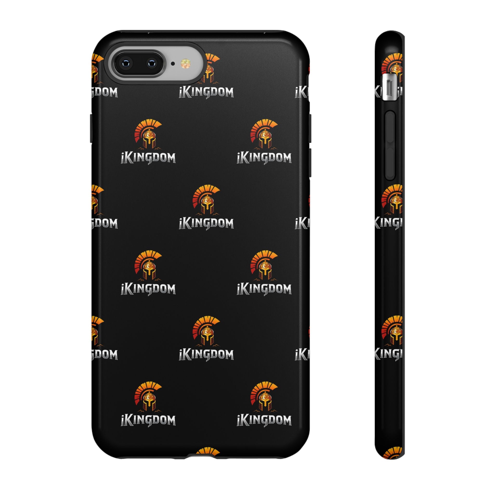 iKingdom Spartan Logo Tough Phone Case — Black Protective Phone Cover