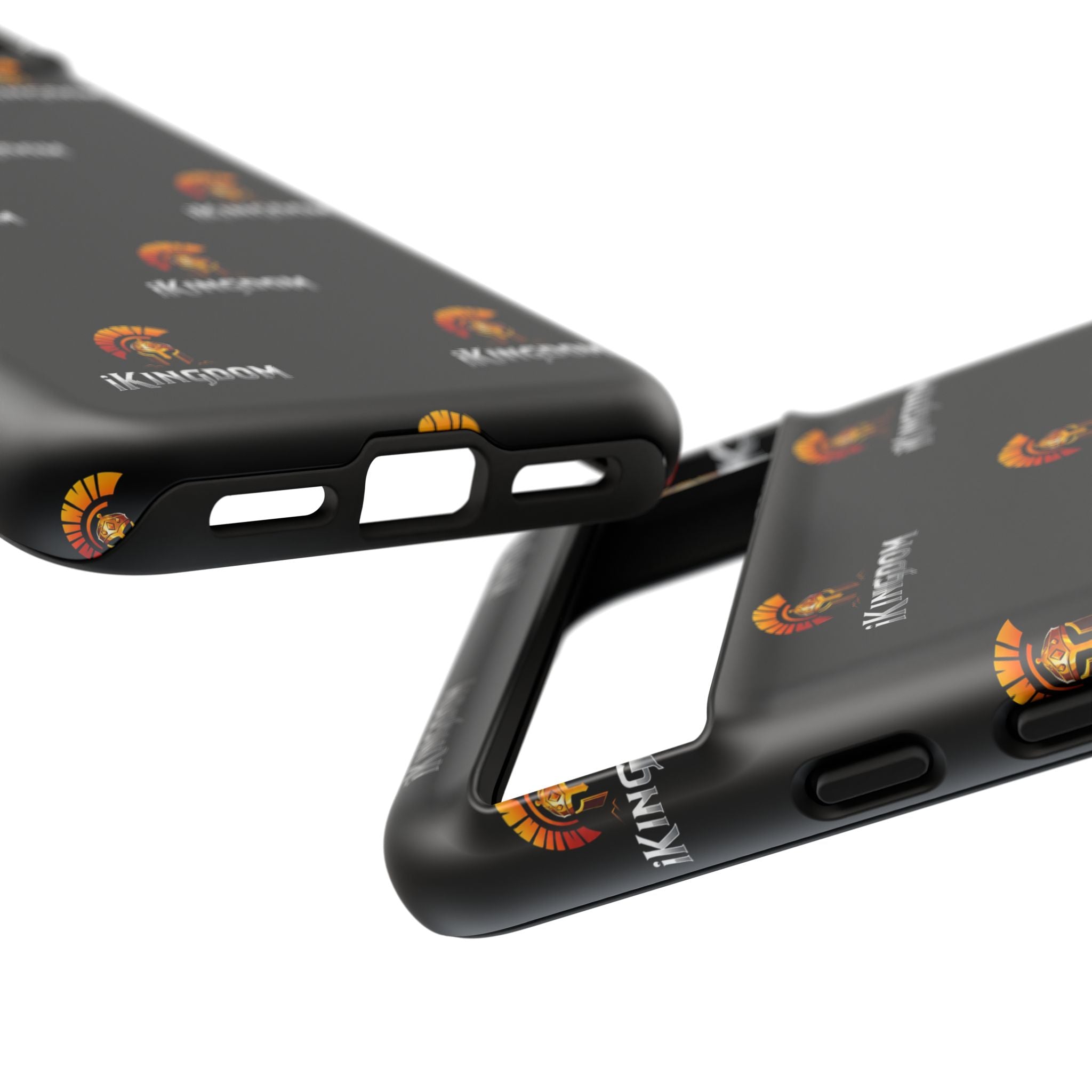 iKingdom Spartan Logo Tough Phone Case — Black Protective Phone Cover