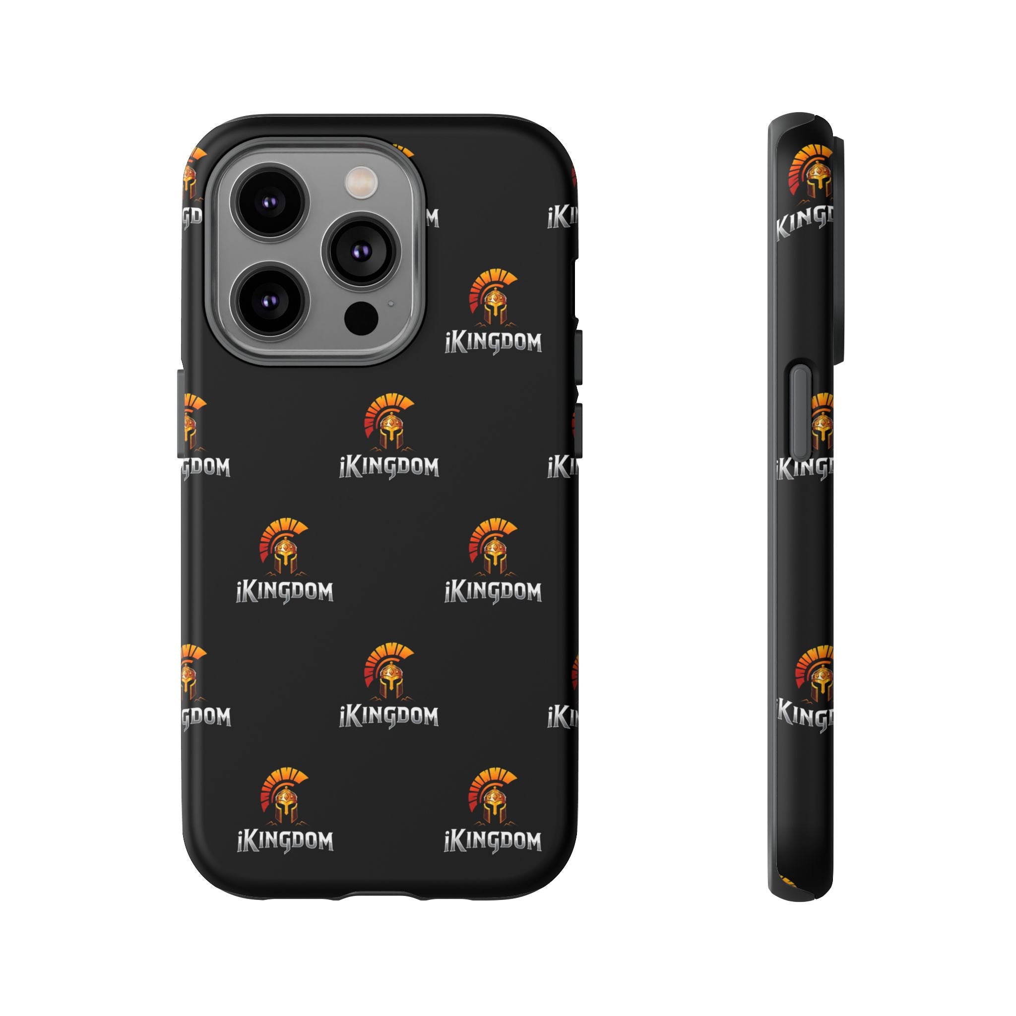 iKingdom Spartan Logo Tough Phone Case — Black Protective Phone Cover