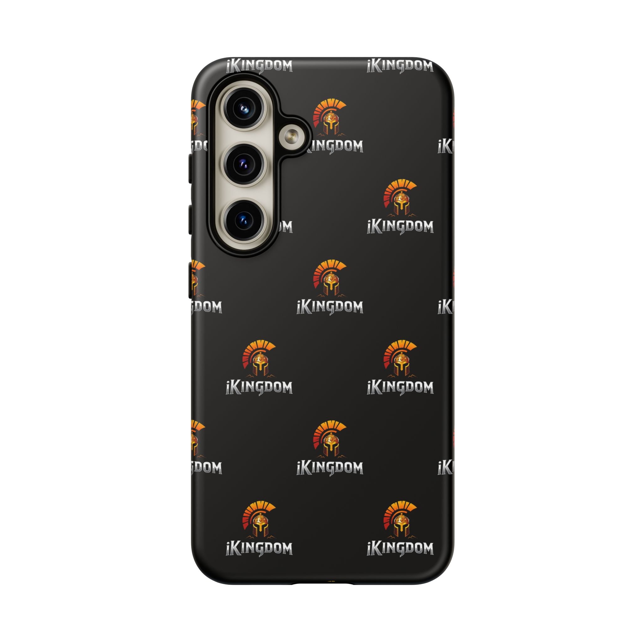 iKingdom Spartan Logo Tough Phone Case — Black Protective Phone Cover