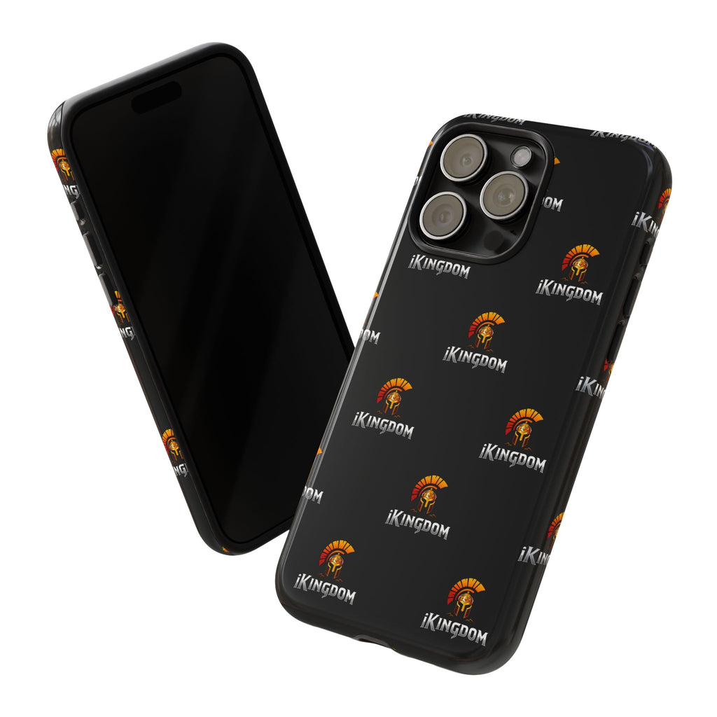 iKingdom Spartan Logo Tough Phone Case — Black Protective Phone Cover