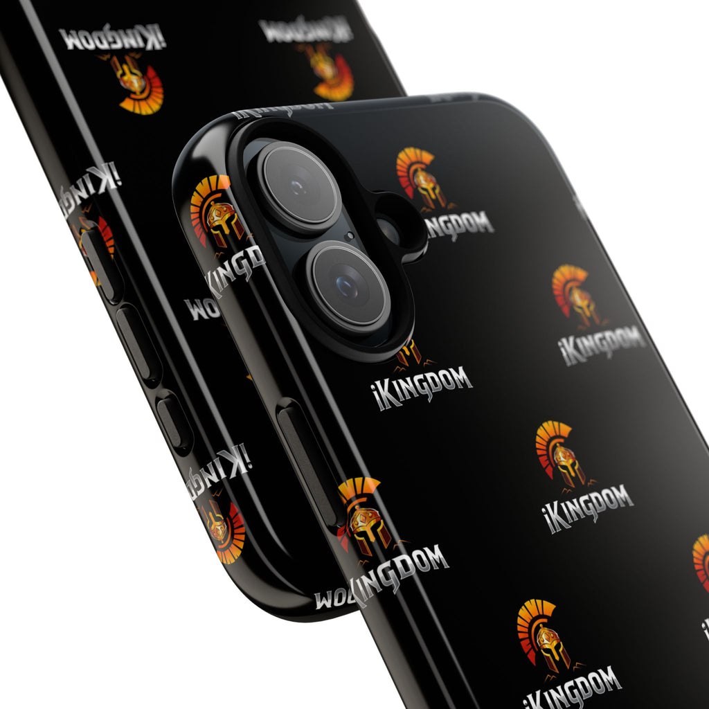iKingdom Spartan Logo Tough Phone Case — Black Protective Phone Cover