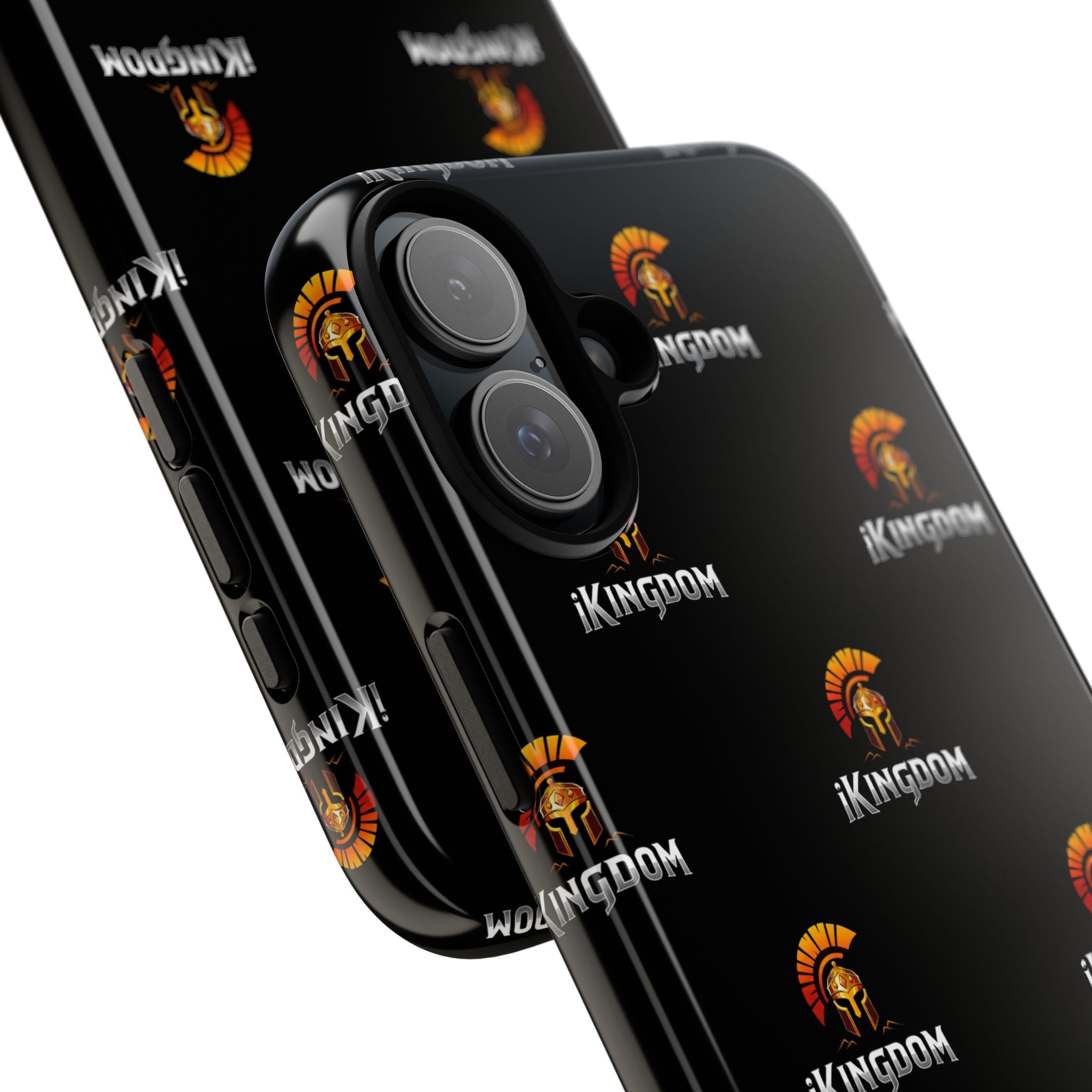 iKingdom Spartan Logo Tough Phone Case — Black Protective Phone Cover