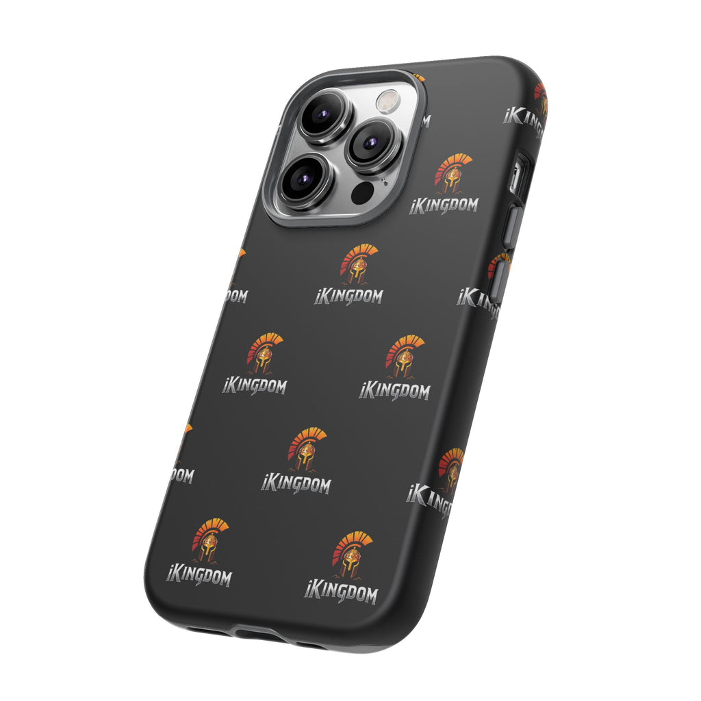 iKingdom Spartan Logo Tough Phone Case — Black Protective Phone Cover