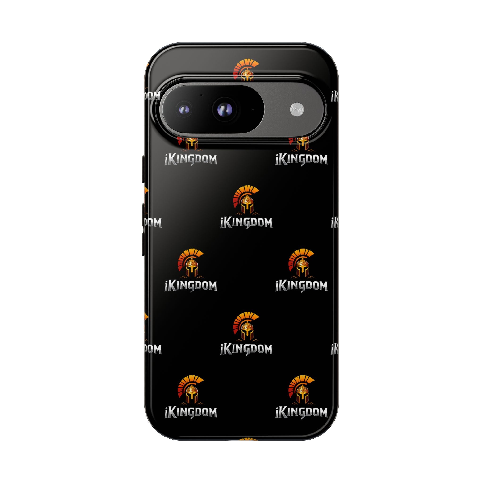 iKingdom Spartan Logo Tough Phone Case — Black Protective Phone Cover