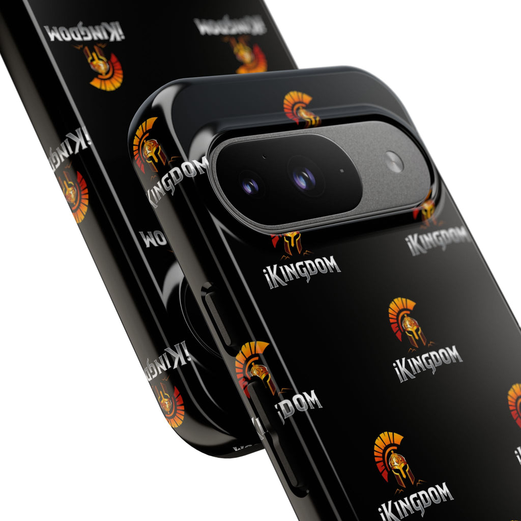 iKingdom Spartan Logo Tough Phone Case — Black Protective Phone Cover