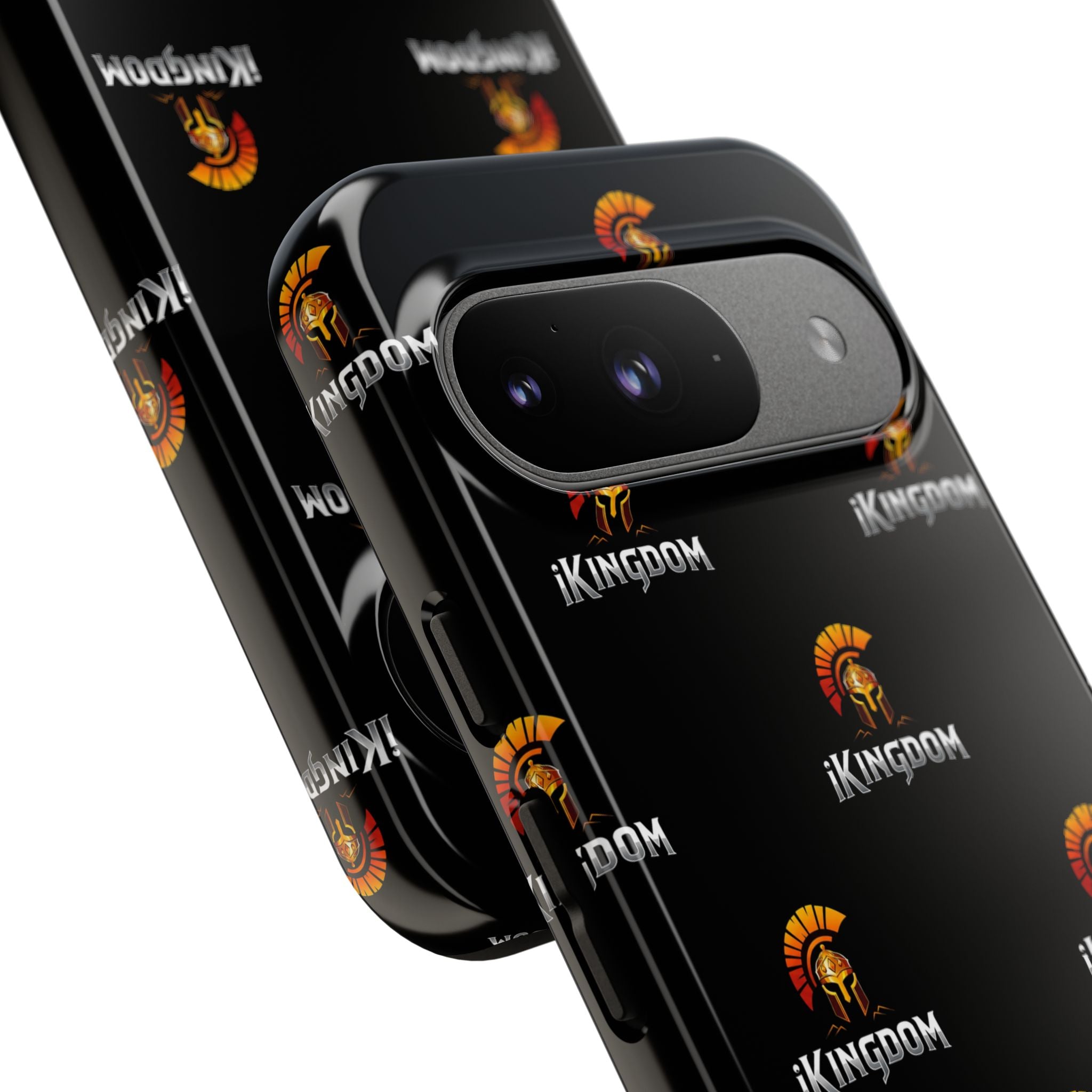 iKingdom Spartan Logo Tough Phone Case — Black Protective Phone Cover
