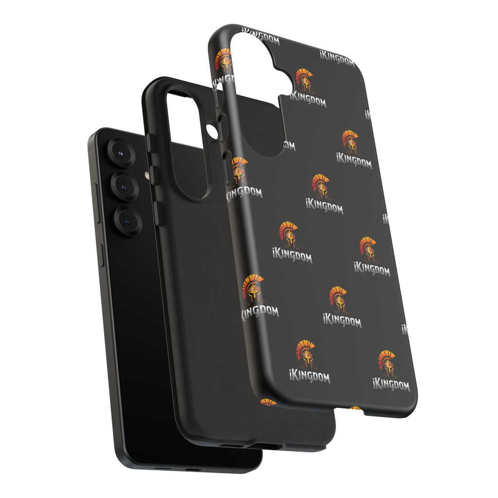 iKingdom Spartan Logo Tough Phone Case — Black Protective Phone Cover