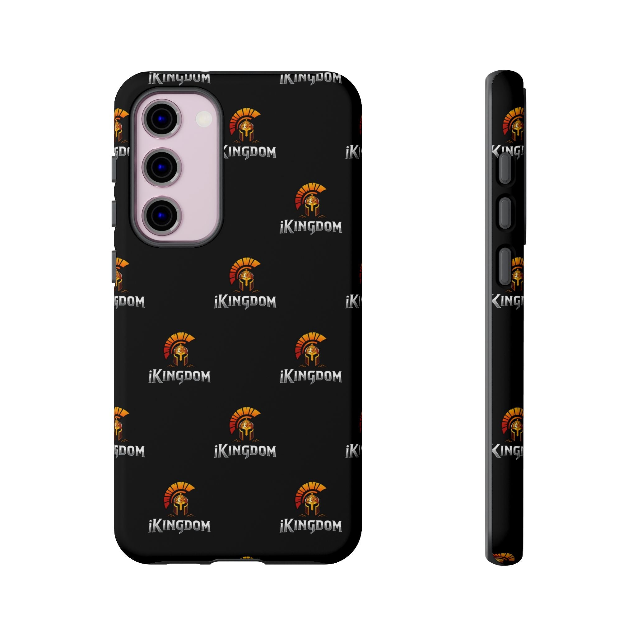 iKingdom Spartan Logo Tough Phone Case — Black Protective Phone Cover