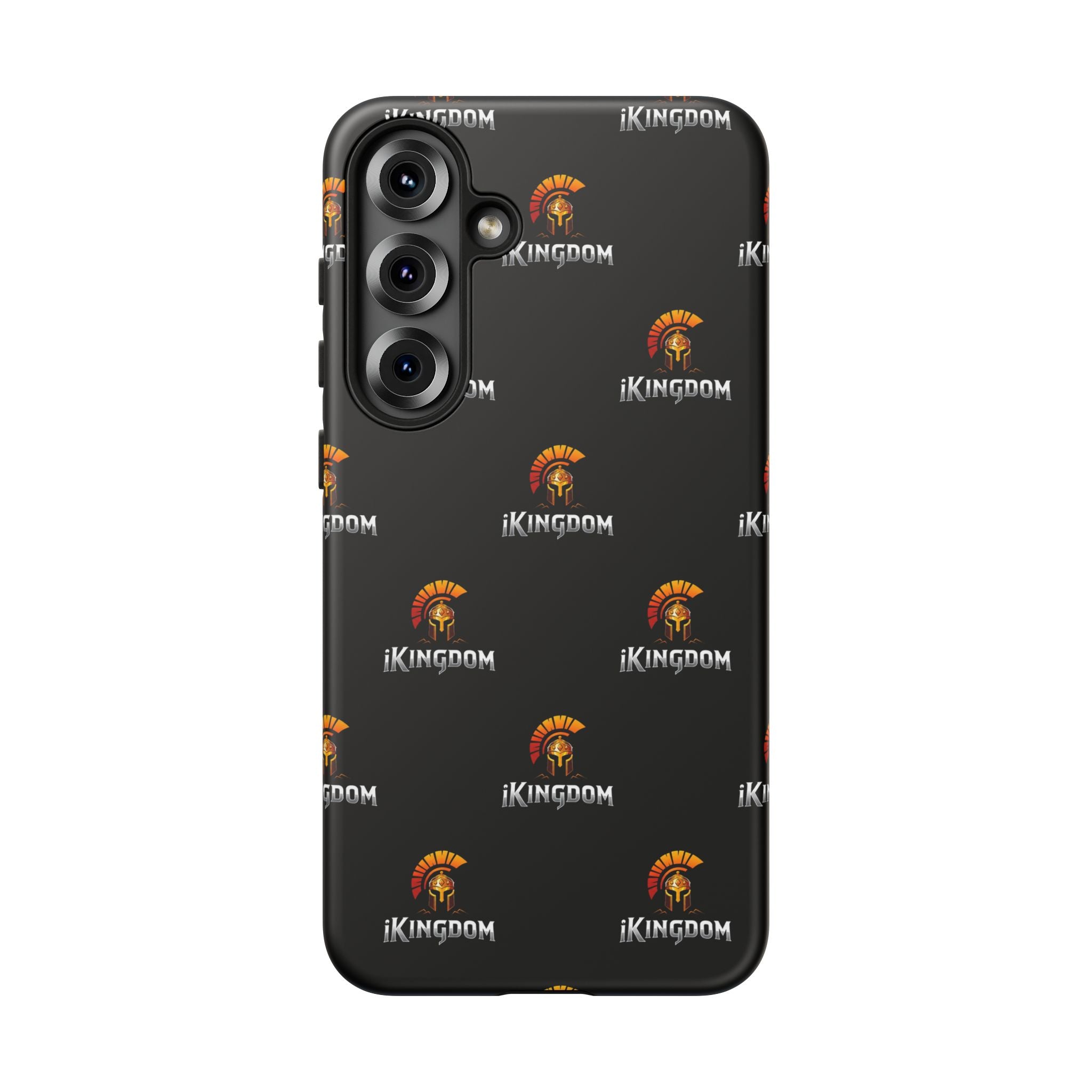 iKingdom Spartan Logo Tough Phone Case — Black Protective Phone Cover