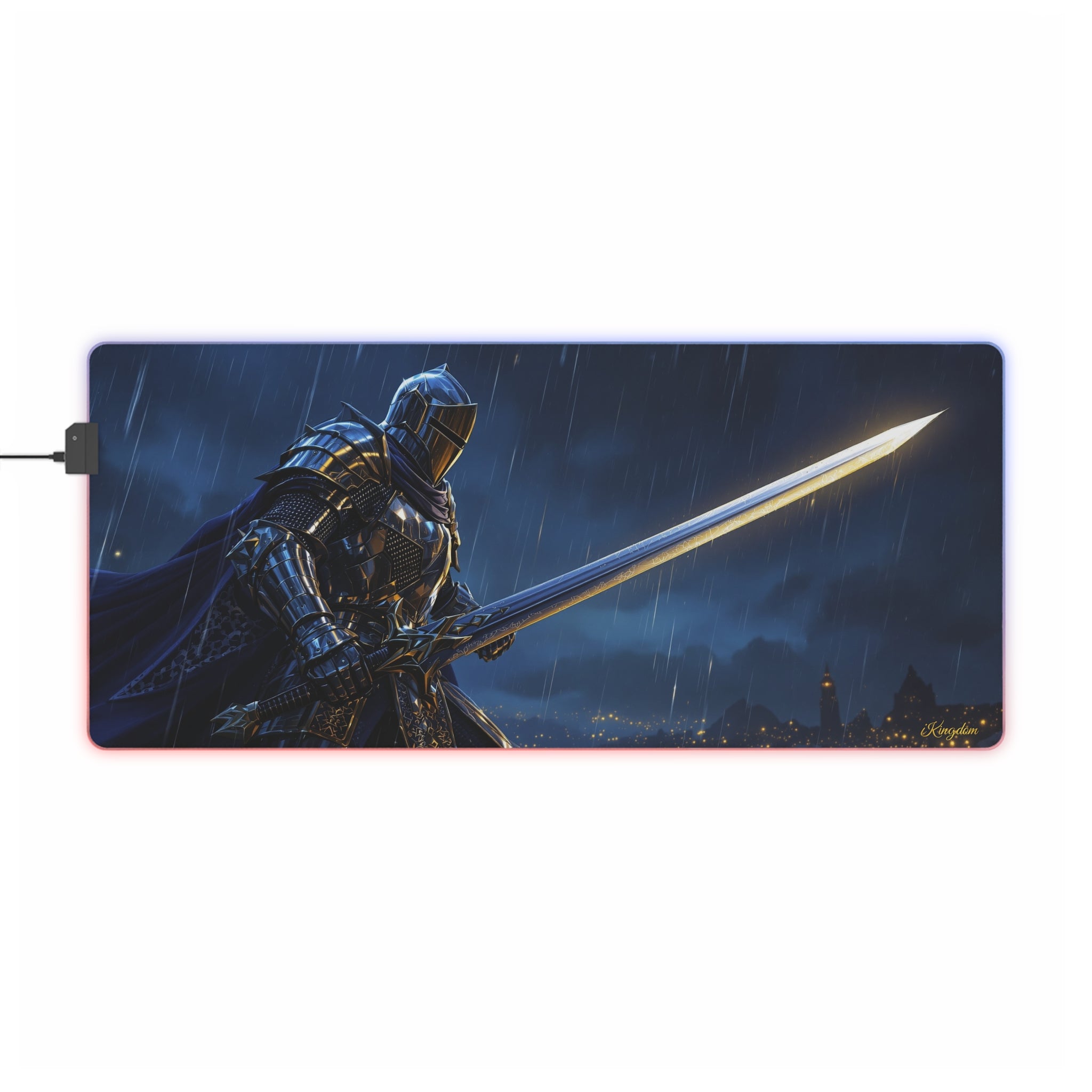 iKingdom Longsword Knight  LED XL Mousepad