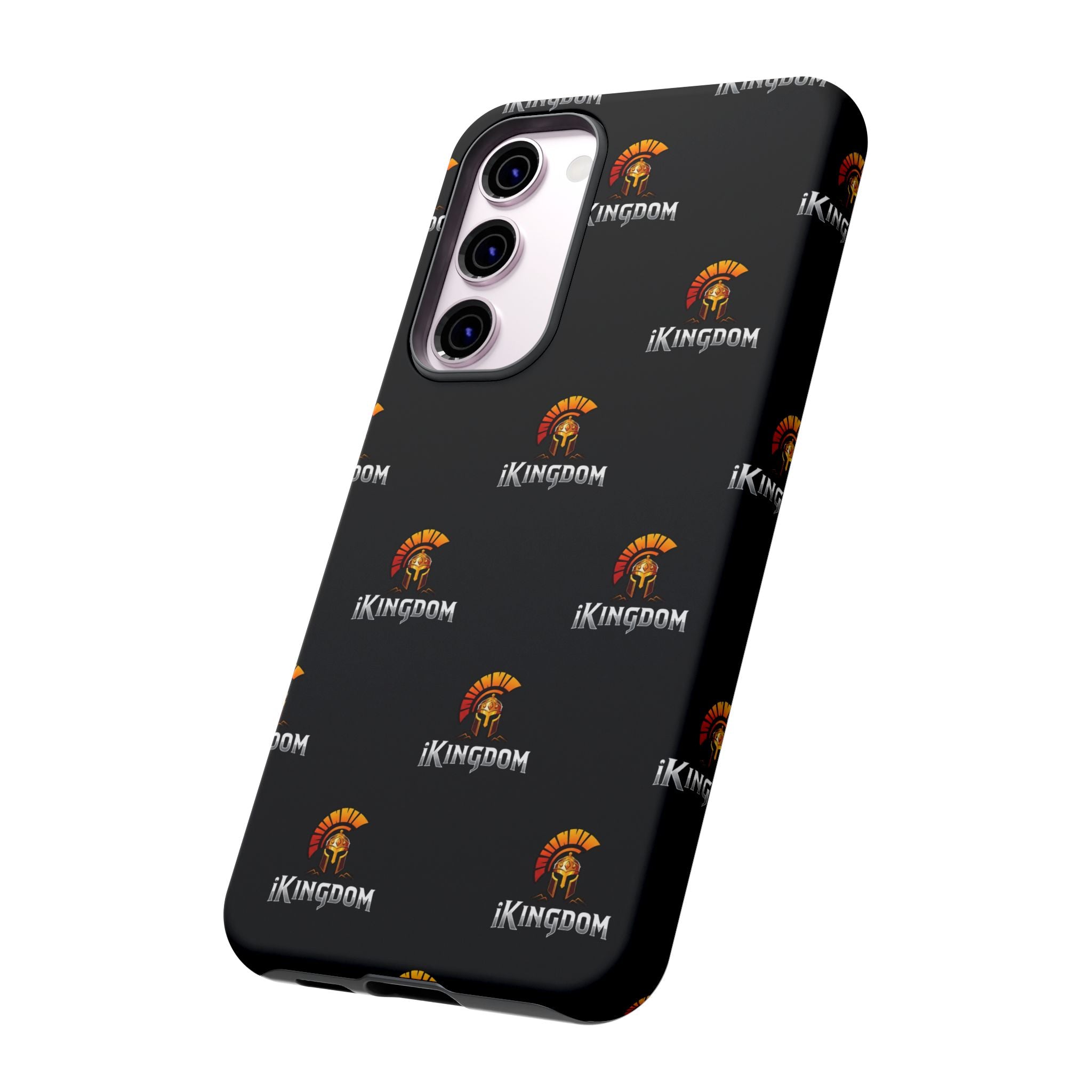 iKingdom Spartan Logo Tough Phone Case — Black Protective Phone Cover