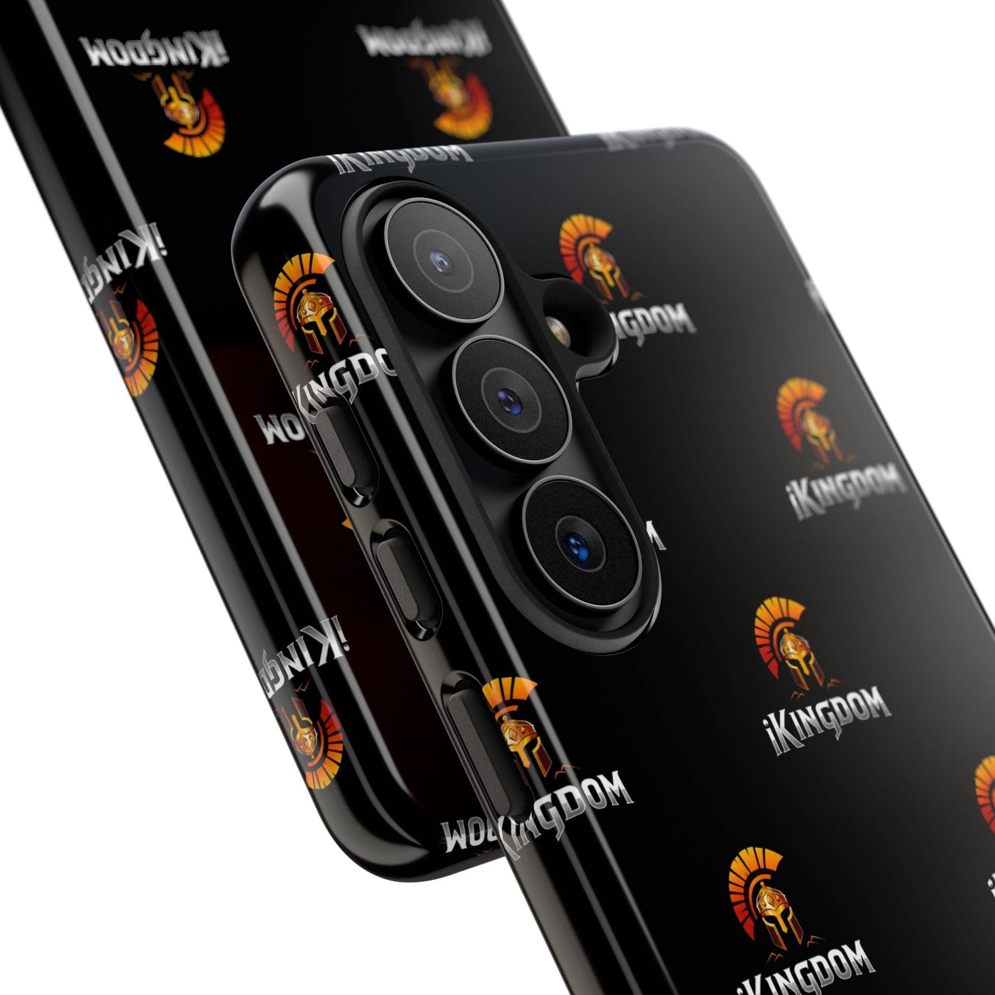 iKingdom Spartan Logo Tough Phone Case — Black Protective Phone Cover