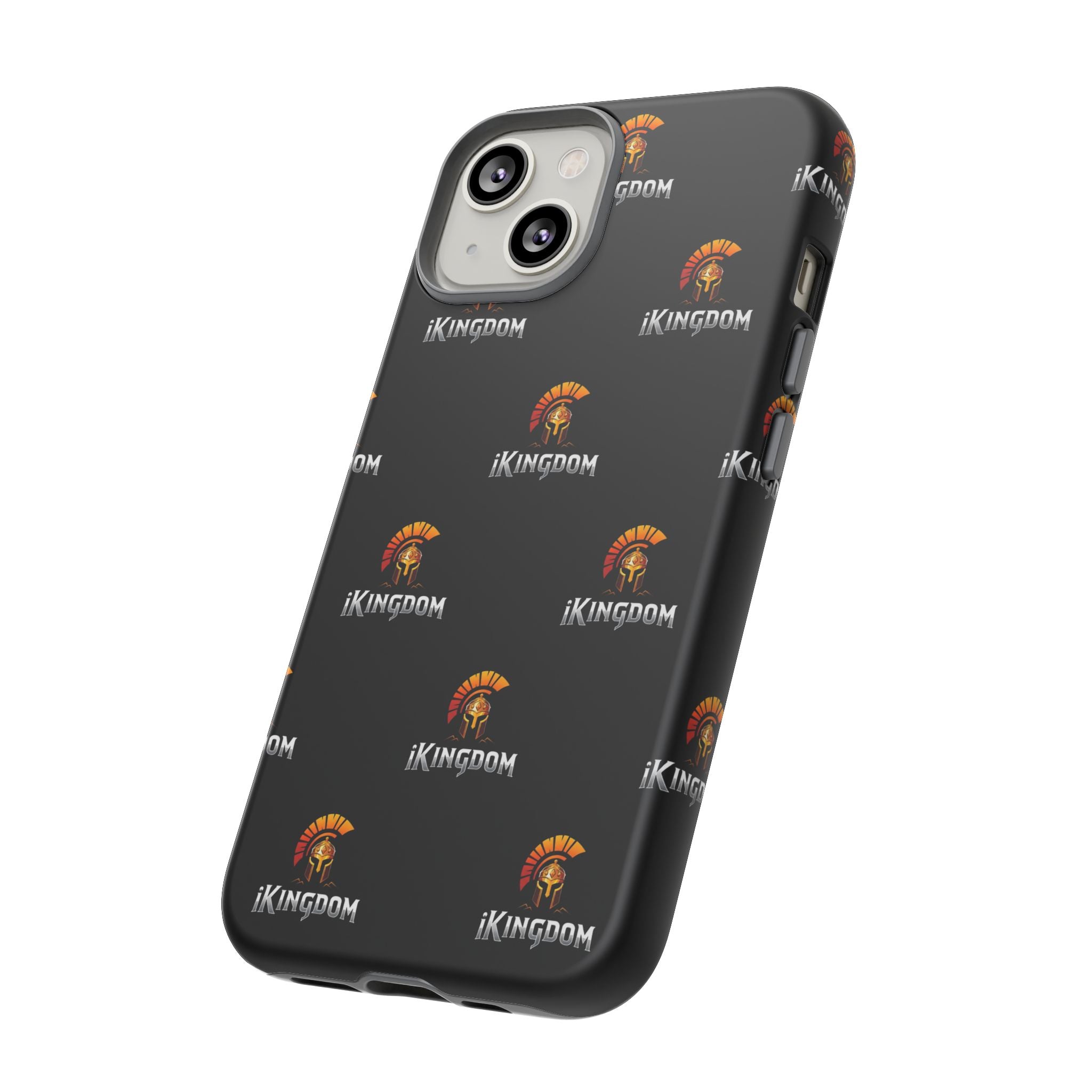 iKingdom Spartan Logo Tough Phone Case — Black Protective Phone Cover